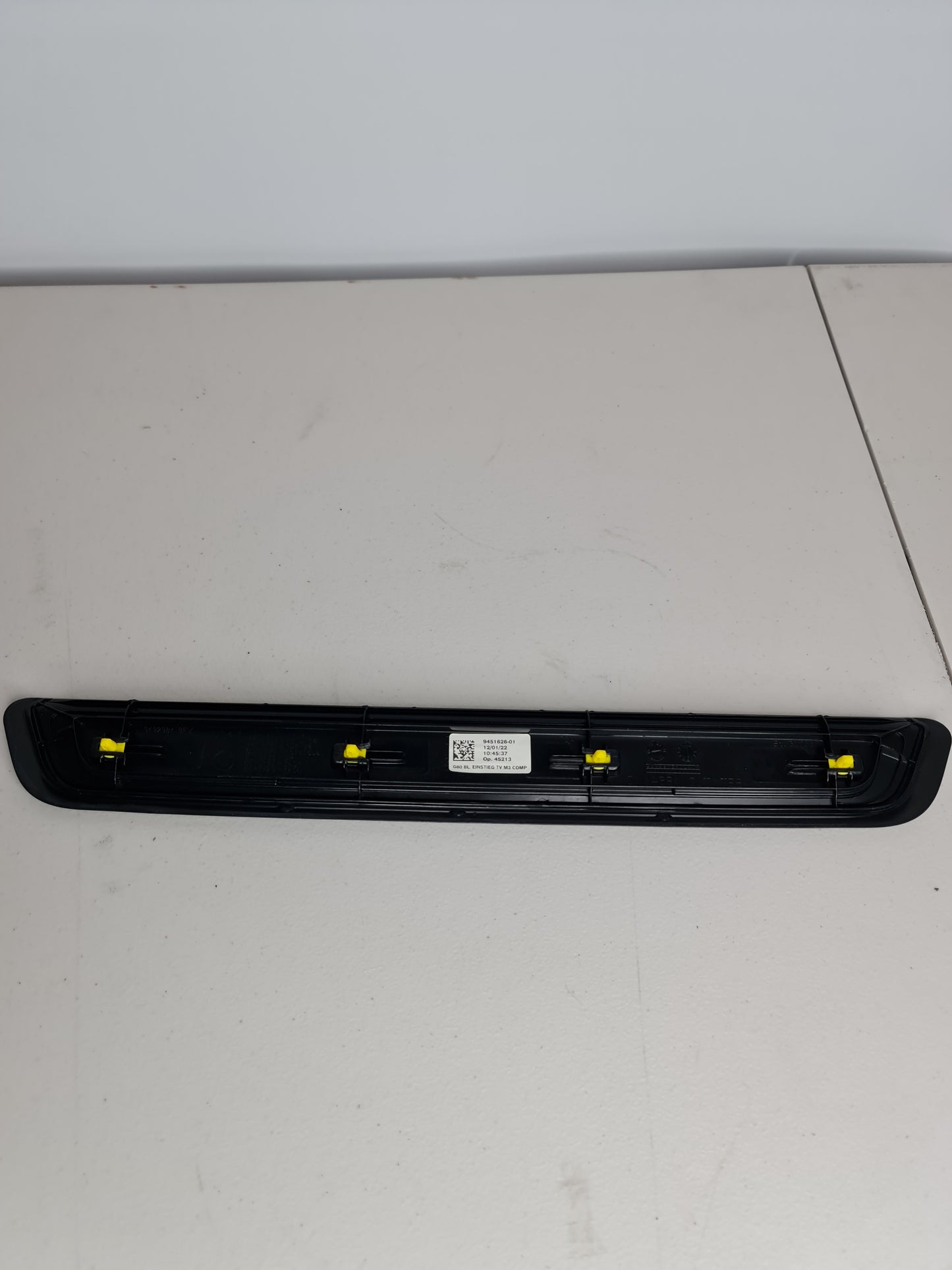 BMW G80 M3 COMPETITION OEM FRONT DOOR SILL KICK PLATE 9451626-01 - MPerformance.parts