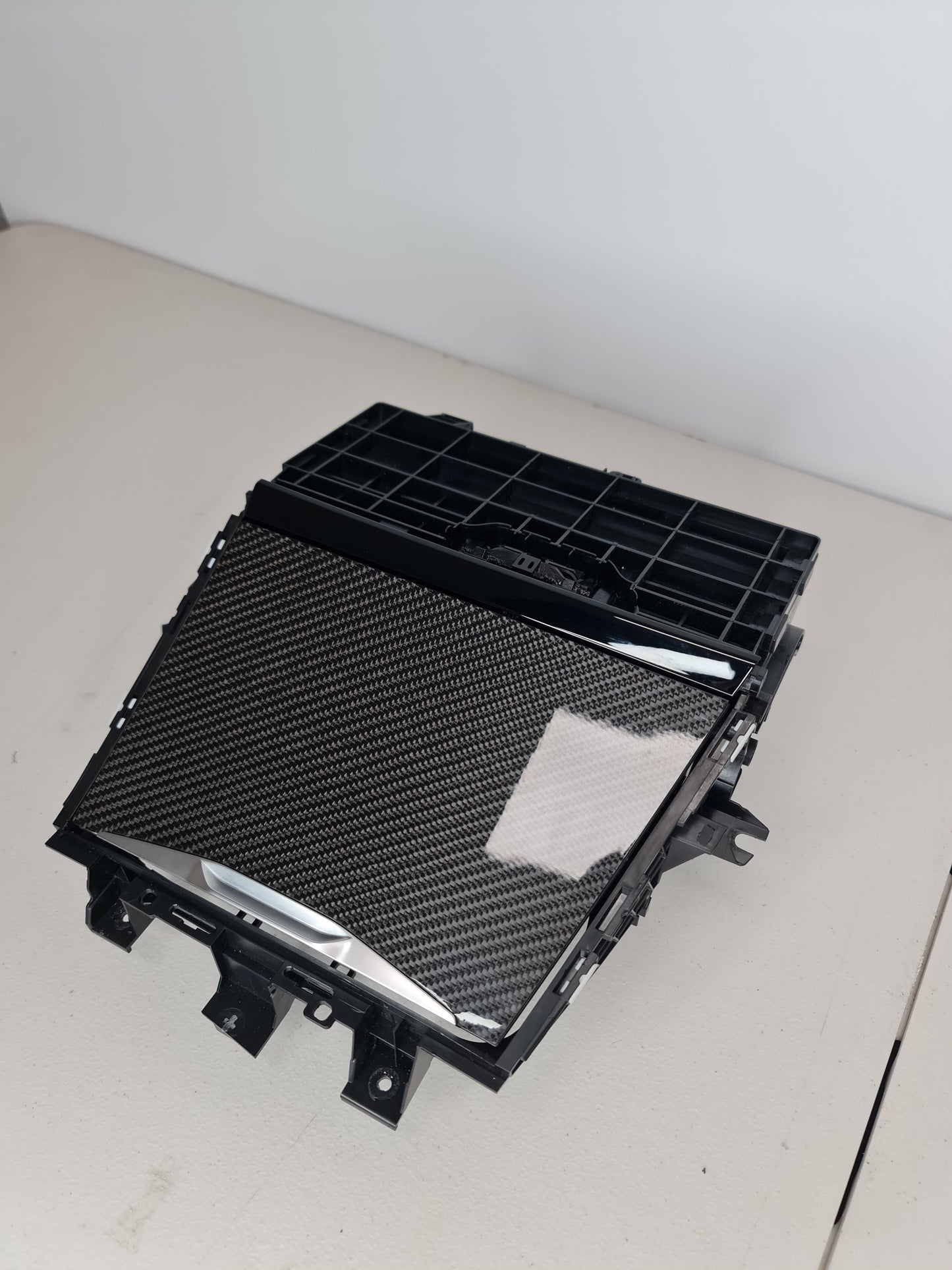 BMW G80 Carbon Fiber Centre Console Storage Compartment With Wireless Charger M3/M4 - MPerformance.parts