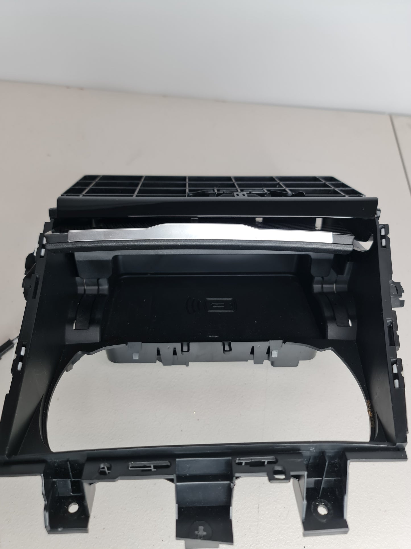 BMW G80 Carbon Fiber Centre Console Storage Compartment With Wireless Charger M3/M4 - MPerformance.parts