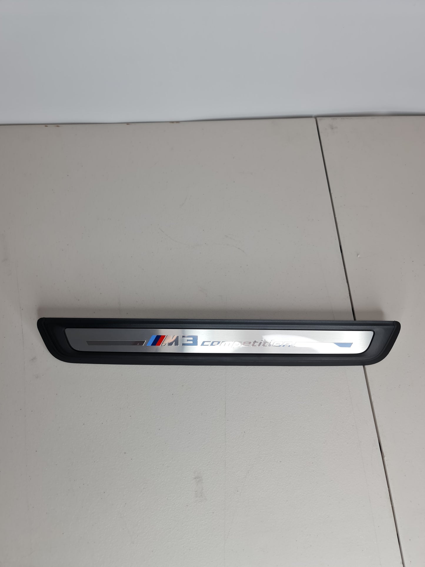 BMW G80 M3 COMPETITION OEM DRIVERS FRONT DOOR SILL KICK PLATE 9451626 - MPerformance.parts