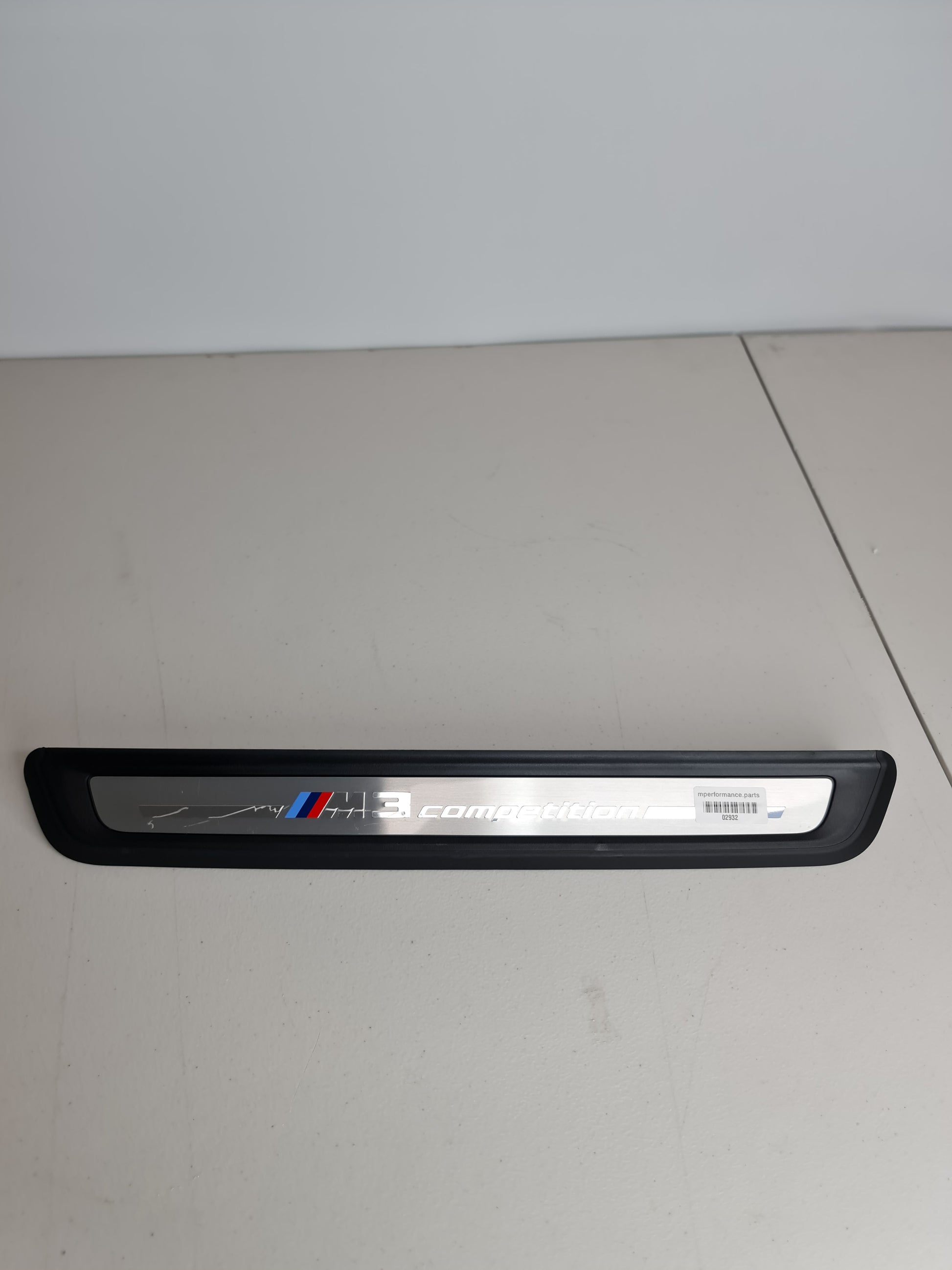 BMW G80 M3 COMPETITION OEM DRIVERS FRONT DOOR SILL KICK PLATE 9451626 - MPerformance.parts