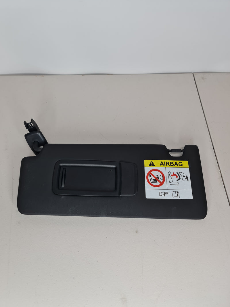 BMW 3 Series M3 G80 xDrive sun visor in black, designed for the G80 Saloon model, by MPerformance.parts.
