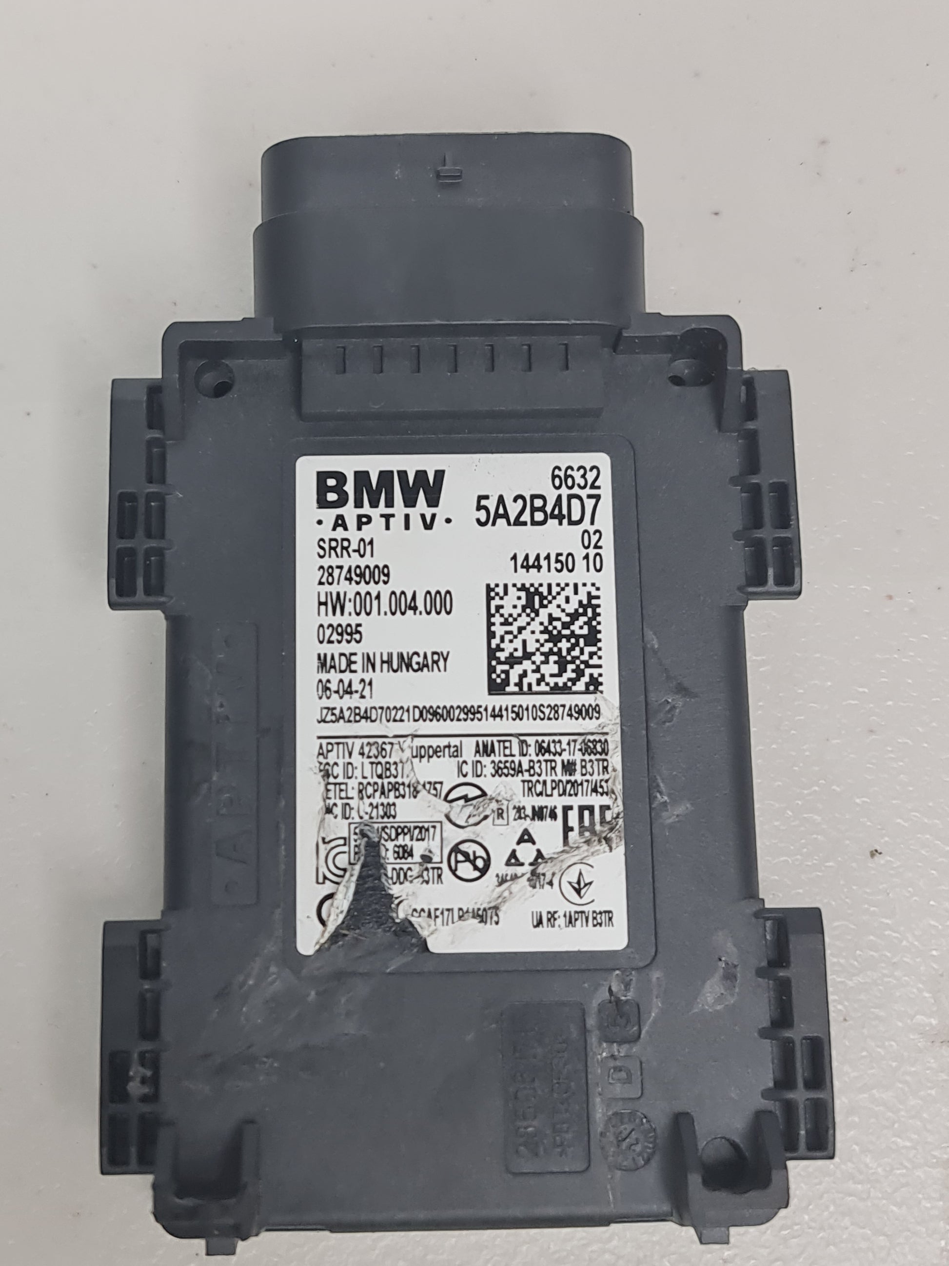 BMW G80 M3 OEM Radar Sensor Close Range 66325A2B4D7 - MPerformance.parts