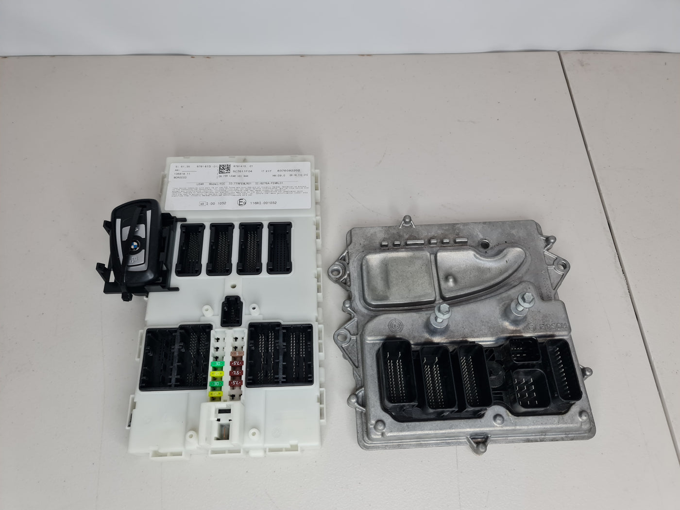BMW F30 F32 F36 228 328 428 2.0L DME ECU Engine Computer FEM Module Key Set OEM 61358781415 - MPerformance.parts
