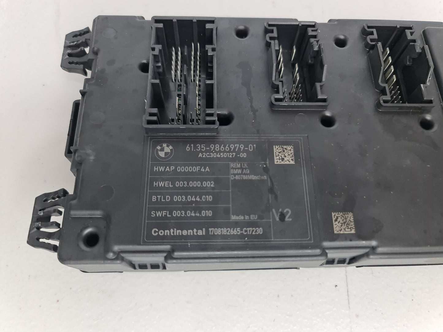 BMW M3 F80 2018 Rear Body Control Module Unit ECU 9866979 J202