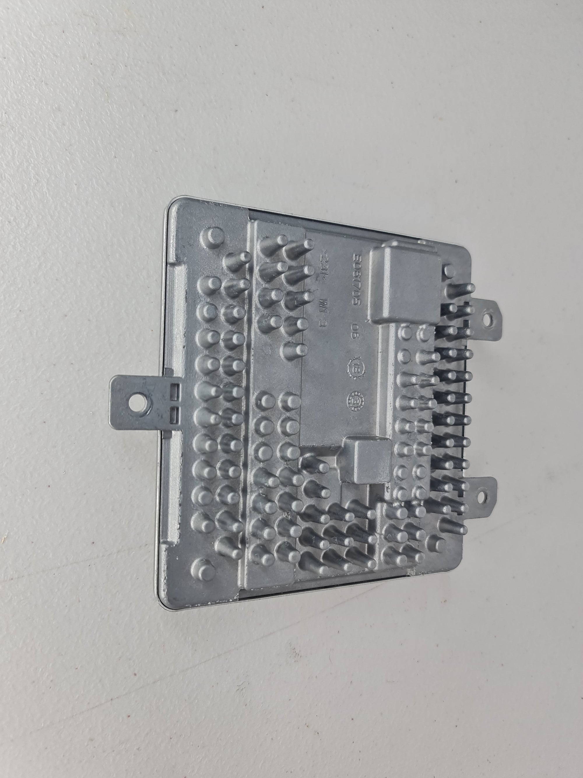 BMW M2 G20 G21 G28 F40 F44 G42 MPerformance.parts laser headlight control unit, front view showing connectors and branding.