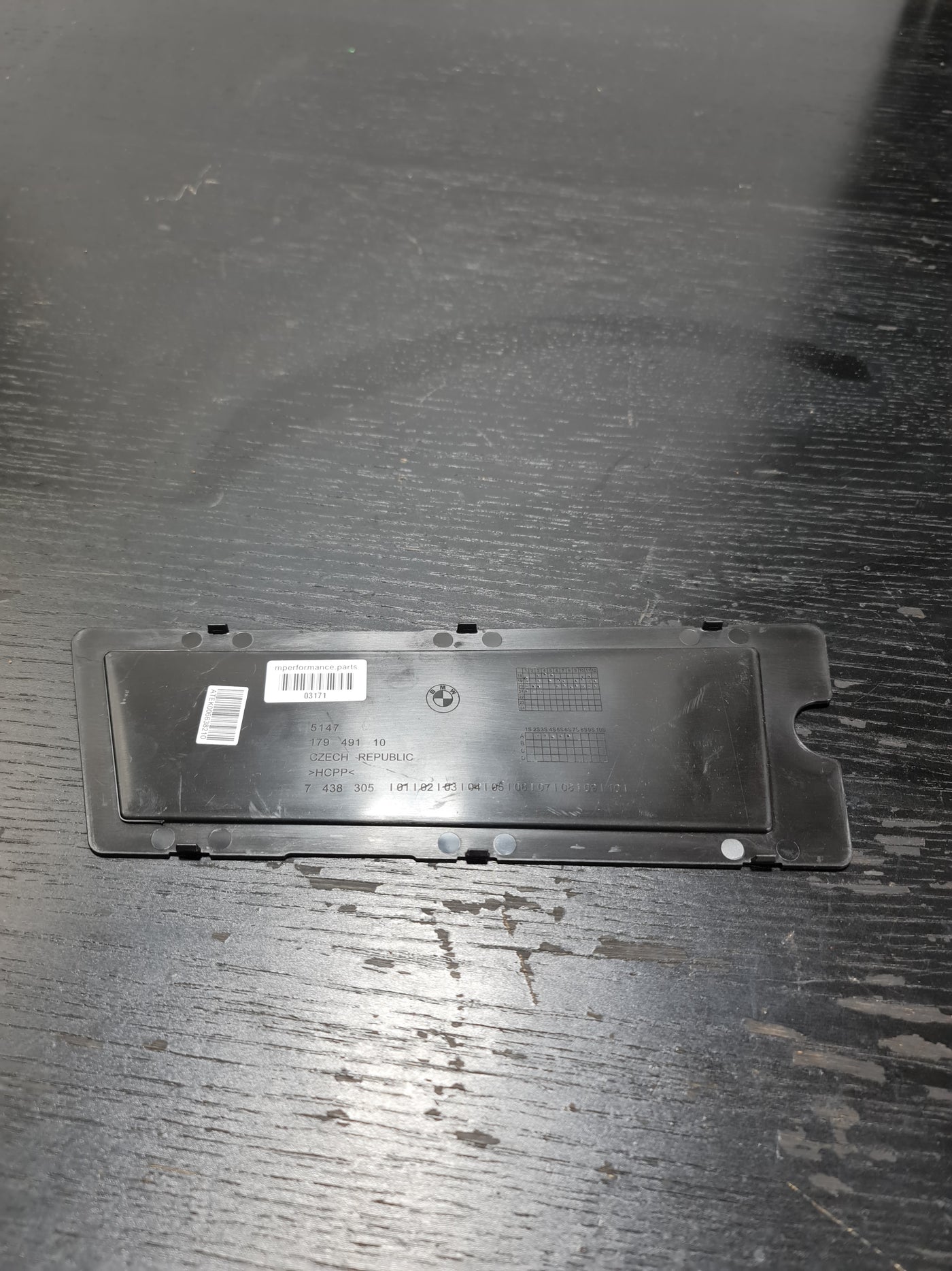 Genuine BMW Side Pillar Drip Molding 51317427874 RIGHT FRONT - MPerformance.parts