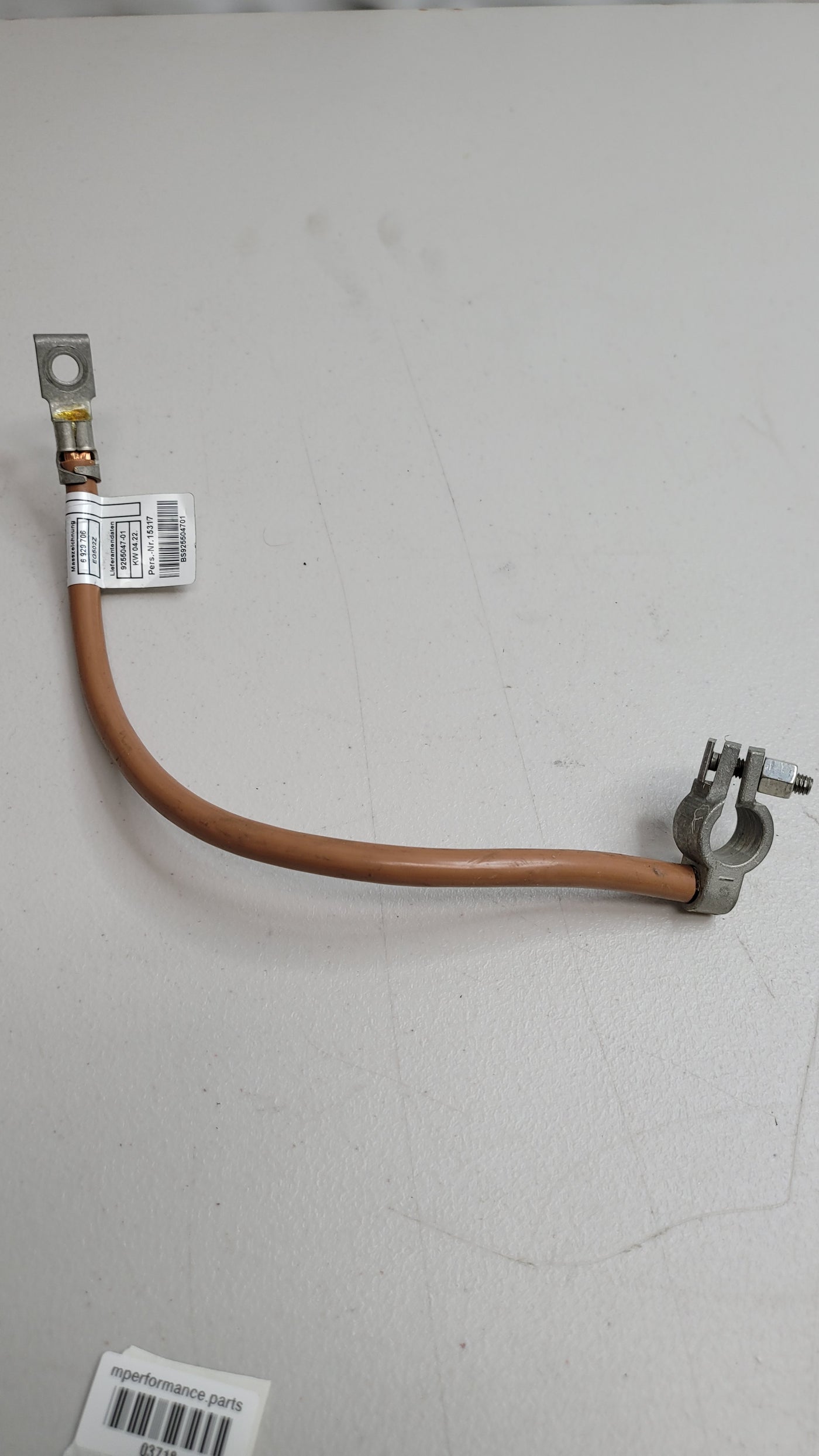 BMW 1 E81 Negative Battery Cable 61129255047 9255047 - MPerformance.parts