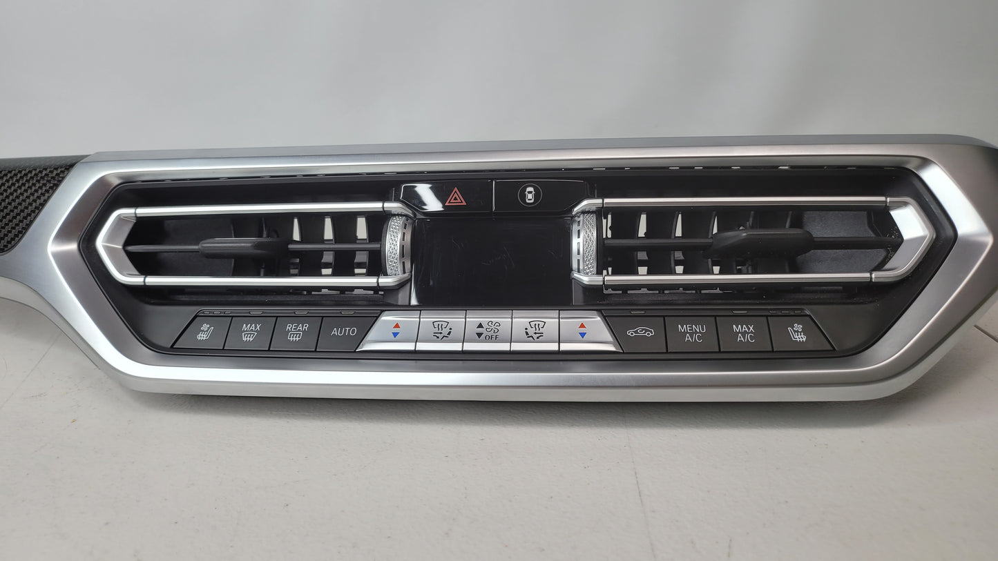 BMW M3 COMPETITION G80 S58 OEM CARBON CENTER DASH TRIM A/C CONTROLS Heated and Cooled Buttons