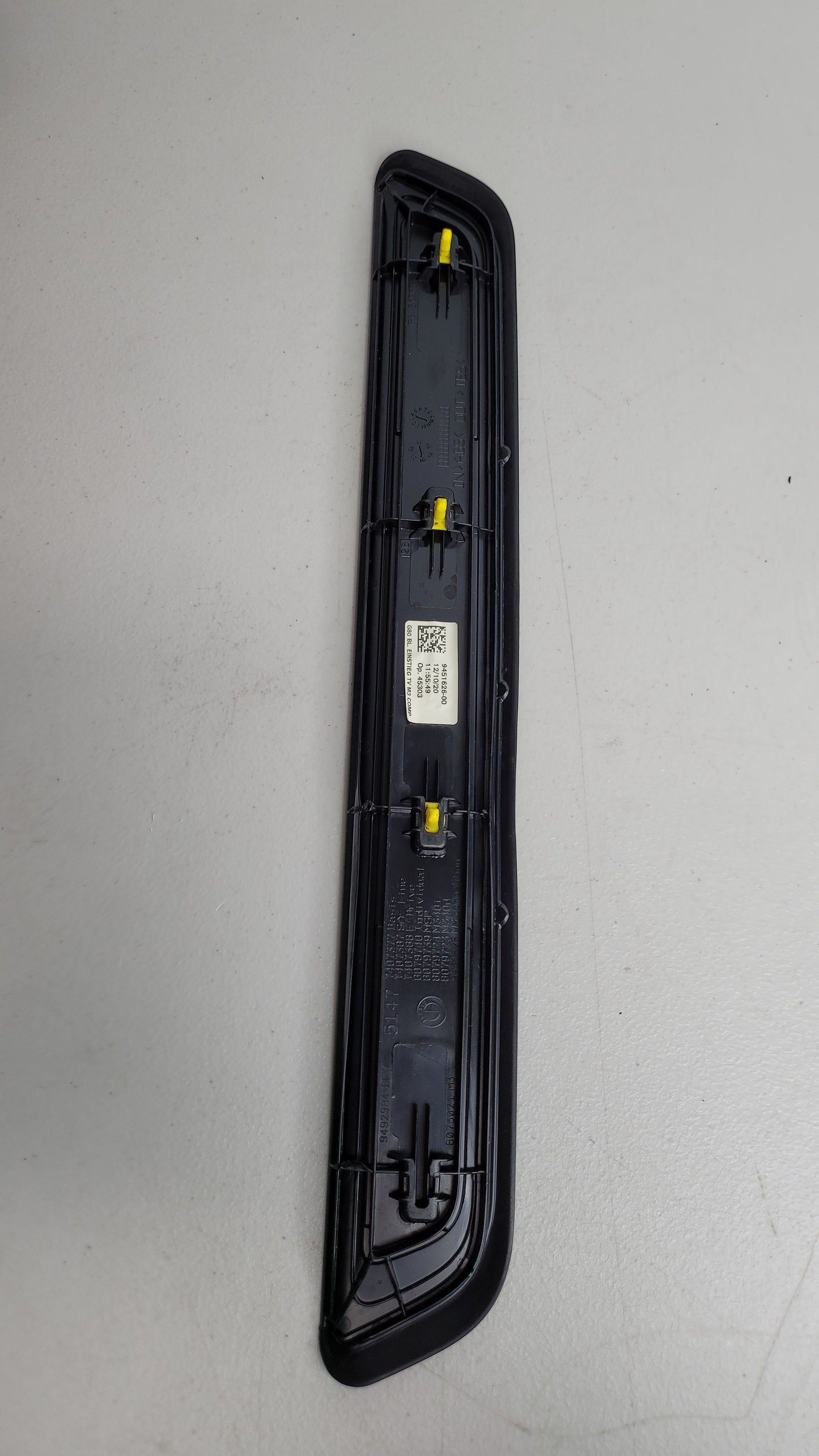 BMW G80 M3 COMPETITION OEM FRONT DOOR SILL KICK PLATE 9451626-01