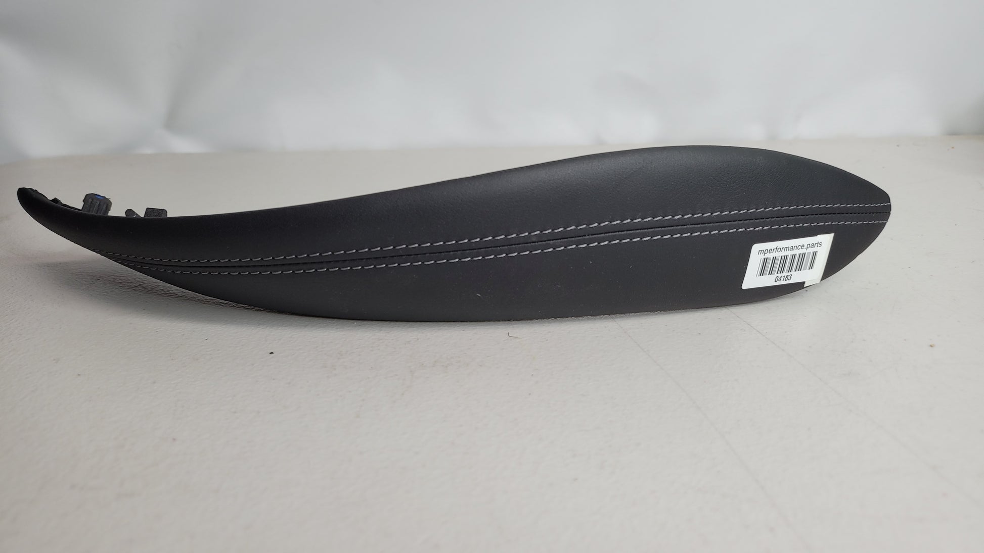 BMW M3 F80 Front Drivers Door Black Leather Pull Handle 8057633-05 - MPerformance.parts