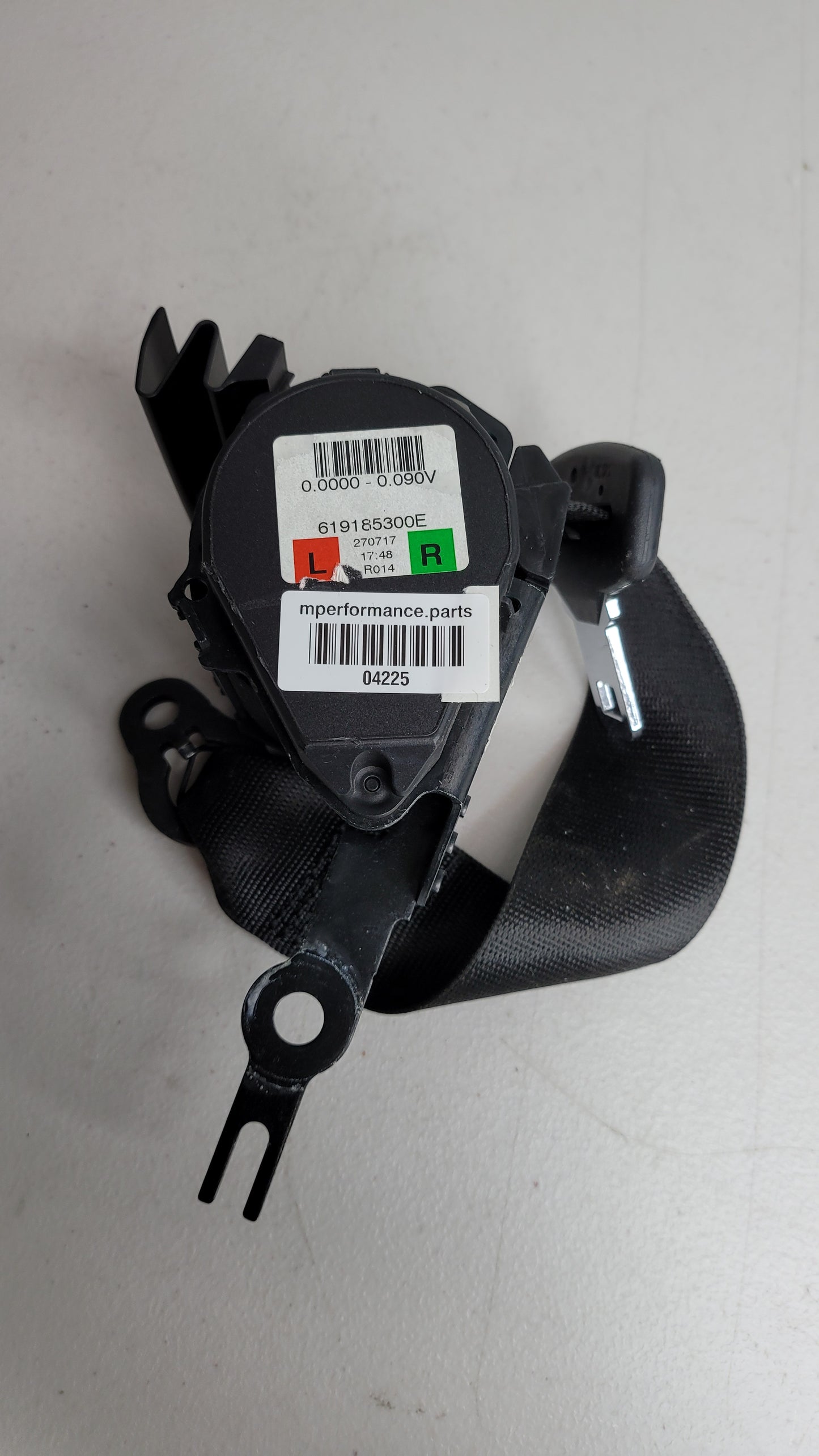 BMW M3 F80 2018 Rear Seatbelt Safety Belt LHS or RHS 619185300E