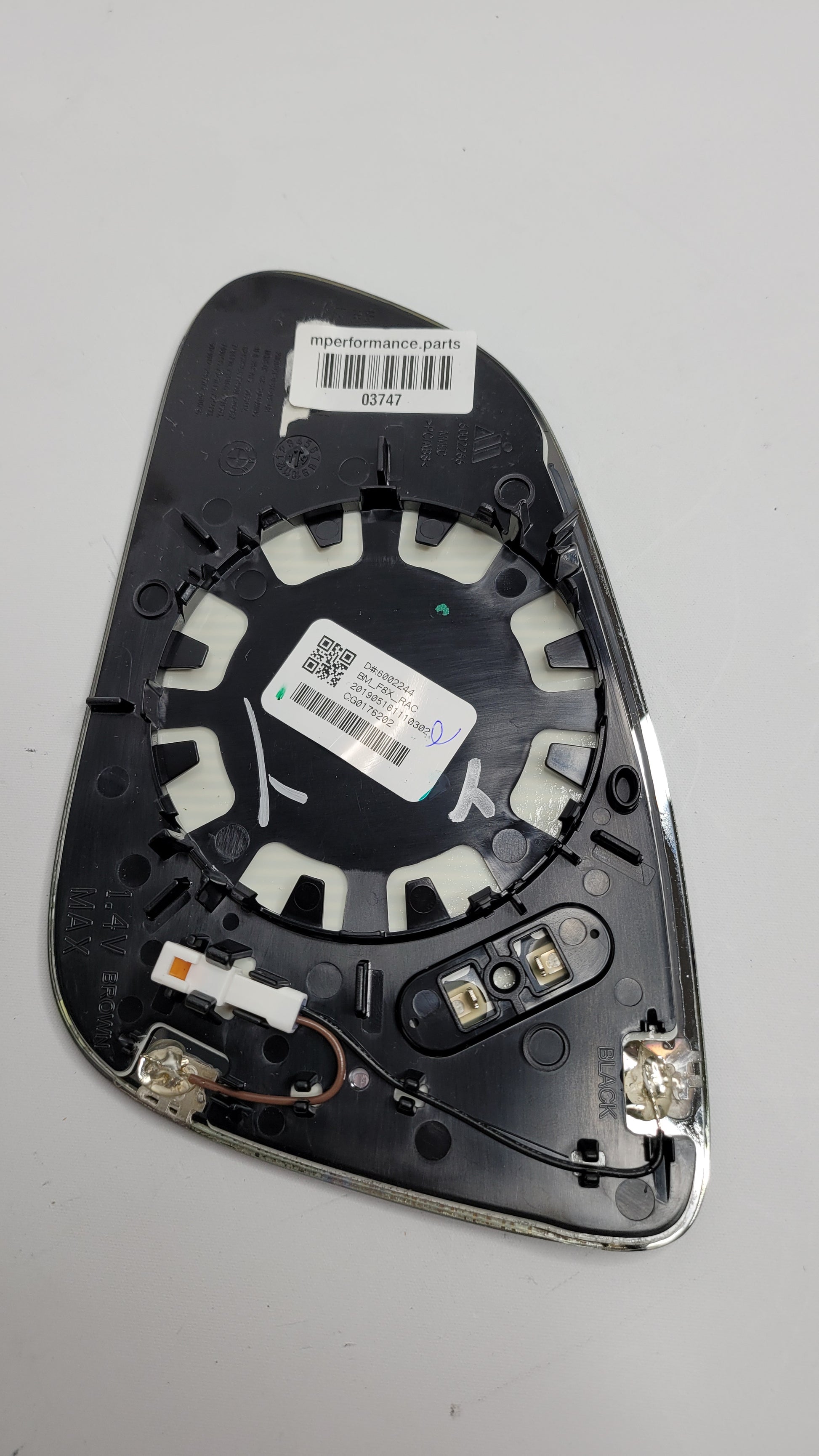 BMW 3 M3 F80 M4 F82 F83 6002244 RIGHT MIRROR GLASS AUTO DIMMING HEATED - MPerformance.parts