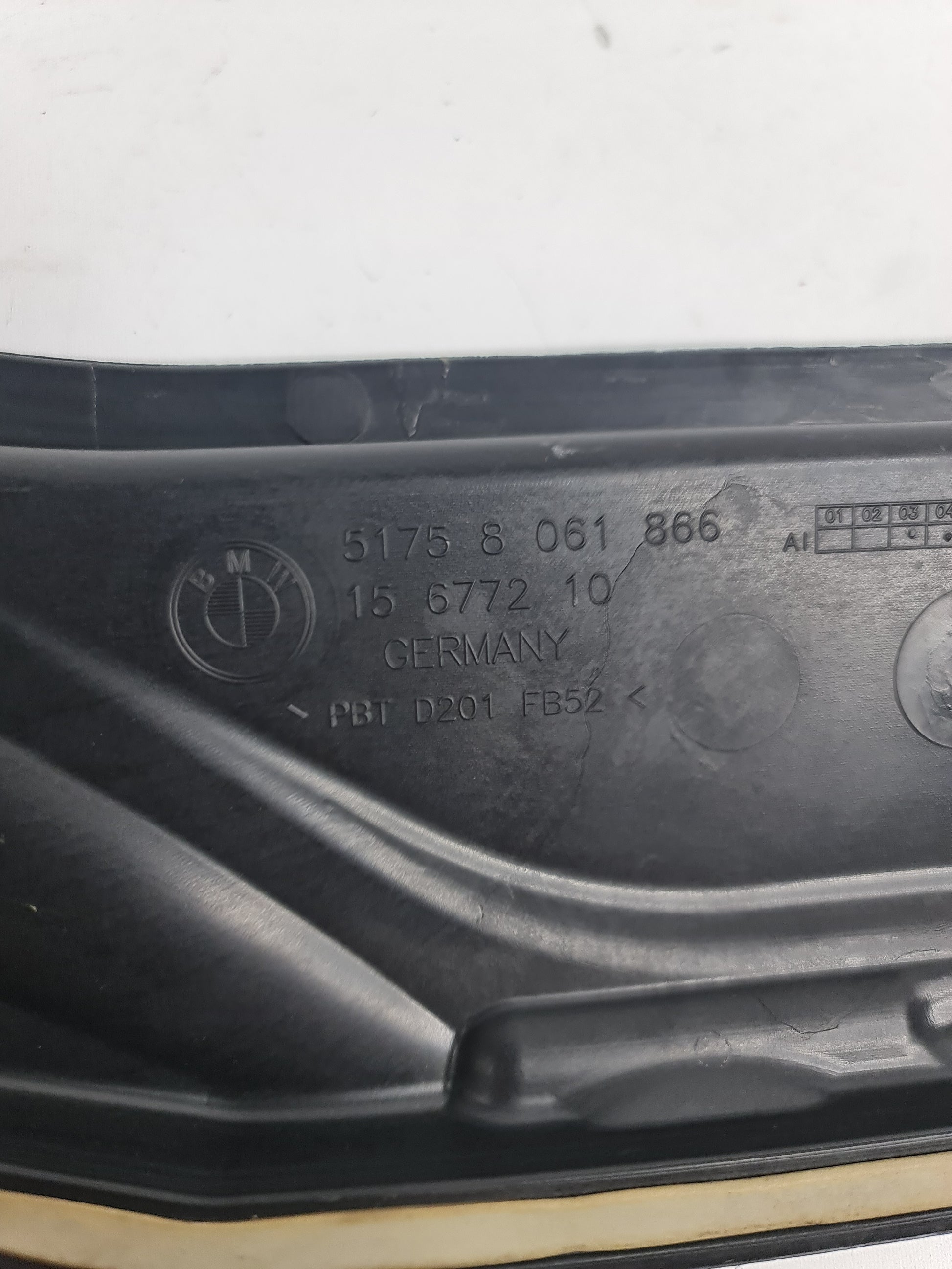 BMW M3 M4 SERIES F80 F82 F83 ENGINE COMPARTMENT PARTITION CENTRE 8061866 - MPerformance.parts
