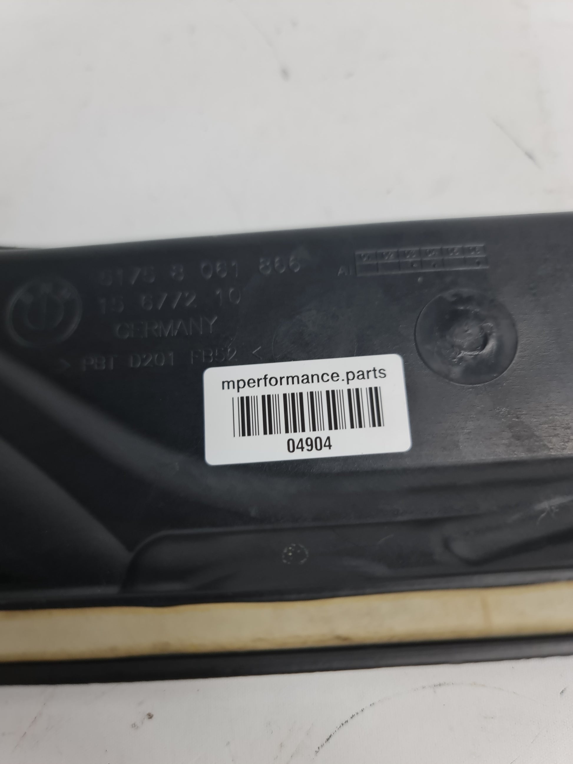 BMW M3 M4 SERIES F80 F82 F83 ENGINE COMPARTMENT PARTITION CENTRE 8061866 - MPerformance.parts