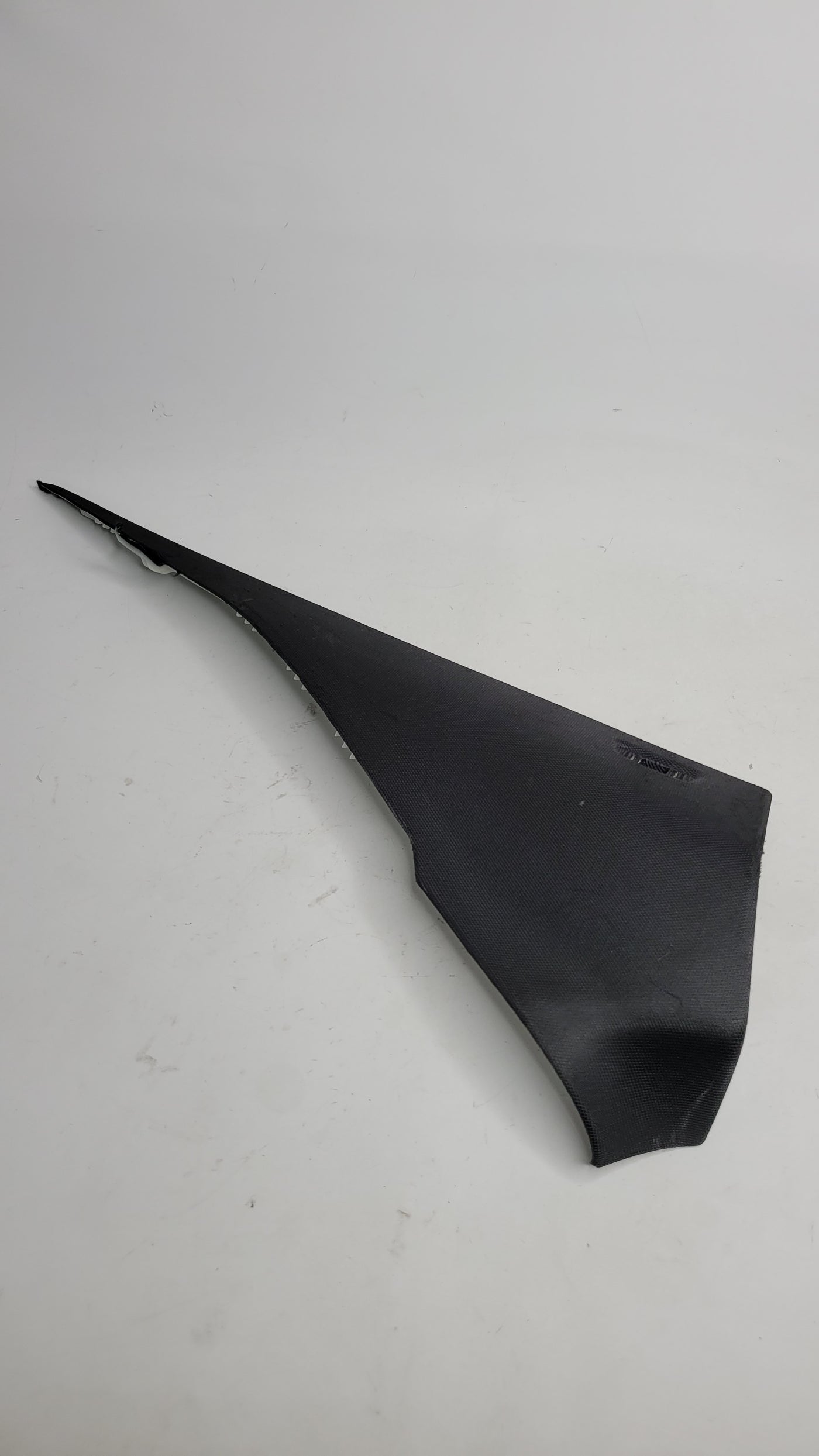 BMW G82 M4 rear left side C pillar interior trim in black, showcasing the sleek MPerformance.parts design and finish.