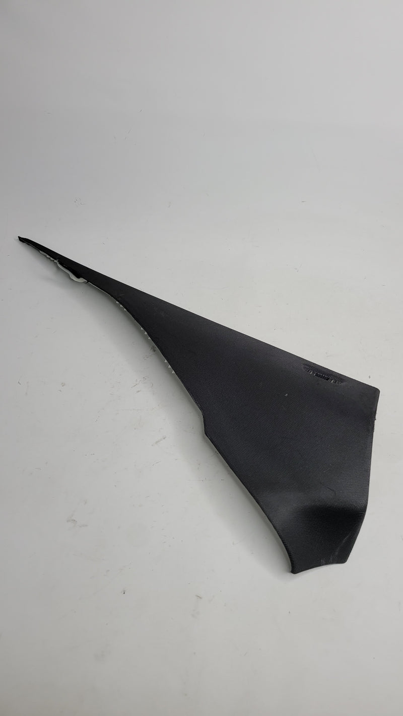 BMW G82 M4 rear left side C pillar interior trim in black, showcasing the sleek MPerformance.parts design and finish.