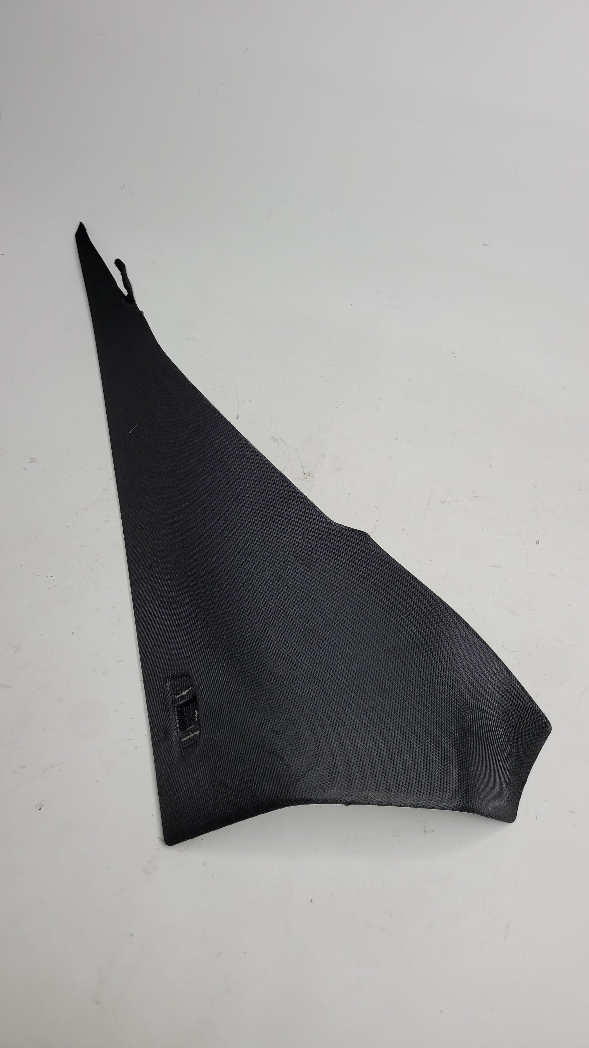 BMW G82 M4 rear right driver side C pillar interior trim in black, with textured finish, part number 8096866.
