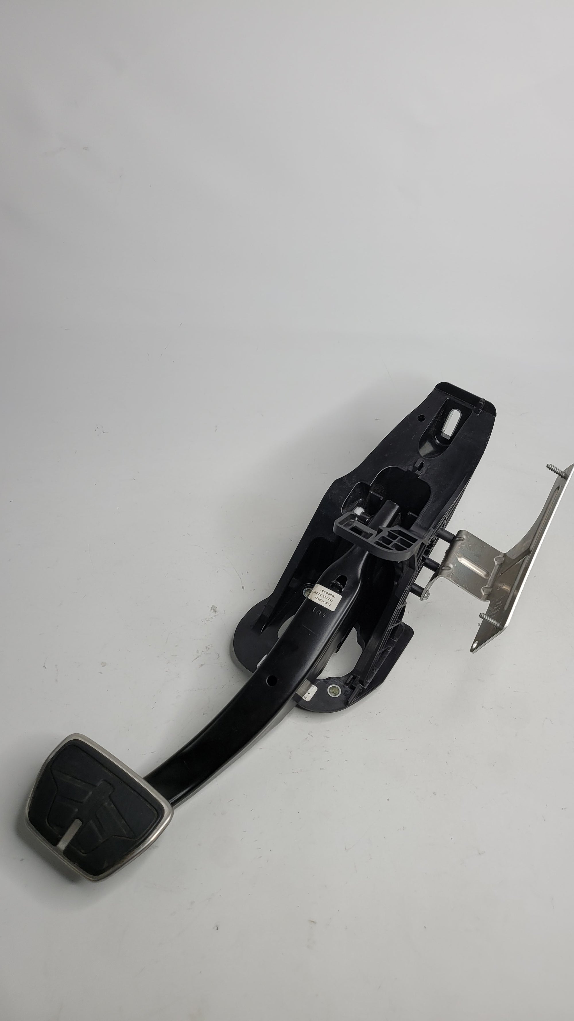 BMW M3 G80 brake pedal from MPerformance.parts, designed for 2018-2023 models, showing the sleek, metallic pedal with branding details.