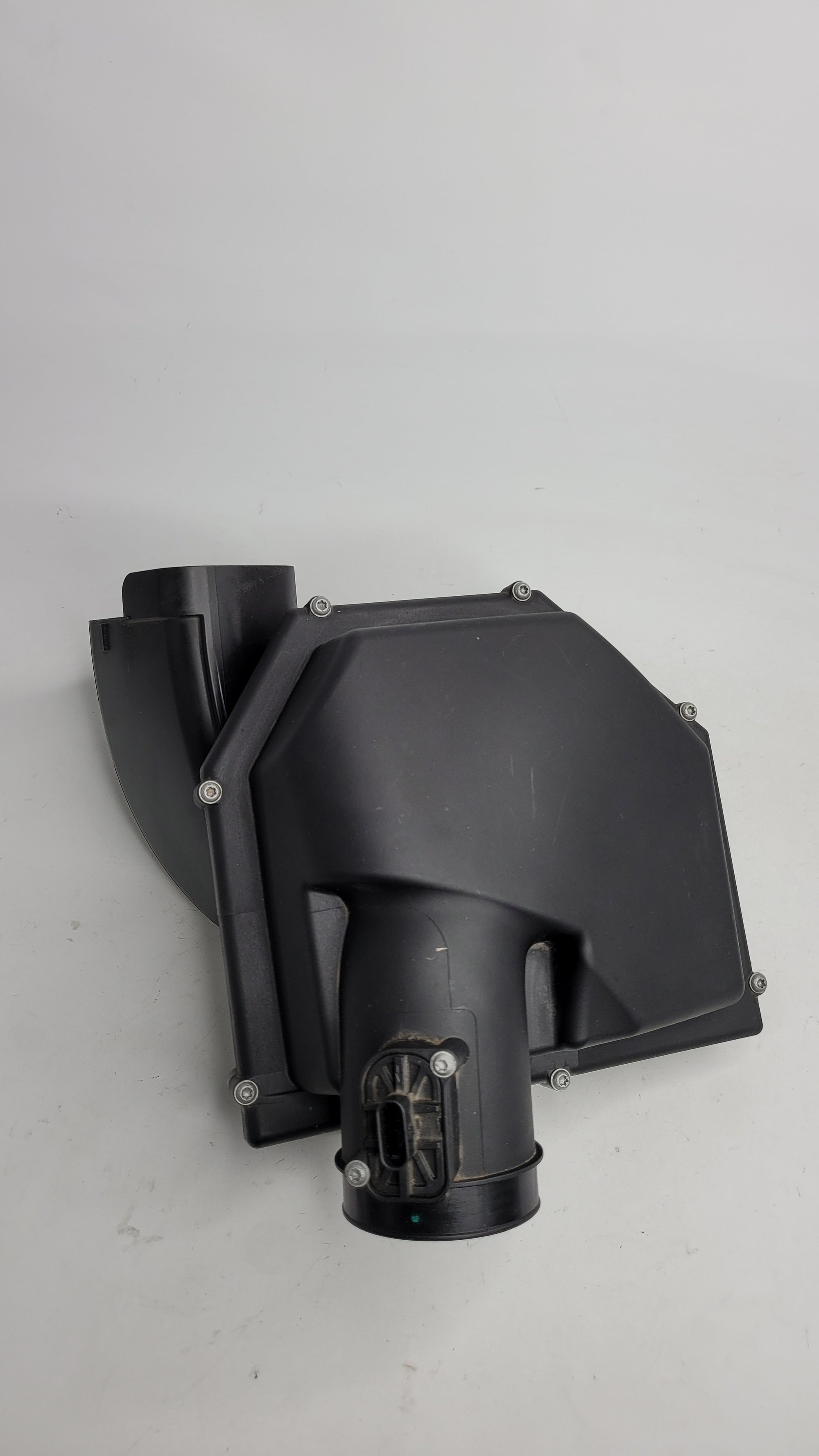 BMW M2 Competition right air intake filter box OEM 7846268 by MPerformance.parts, showing the black plastic component with air filter opening.
