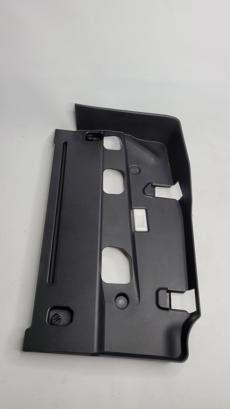 BMW M3 G80 left passenger side lower dashboard trim in black, featuring a sleek design and precise fit for interior enhancement.