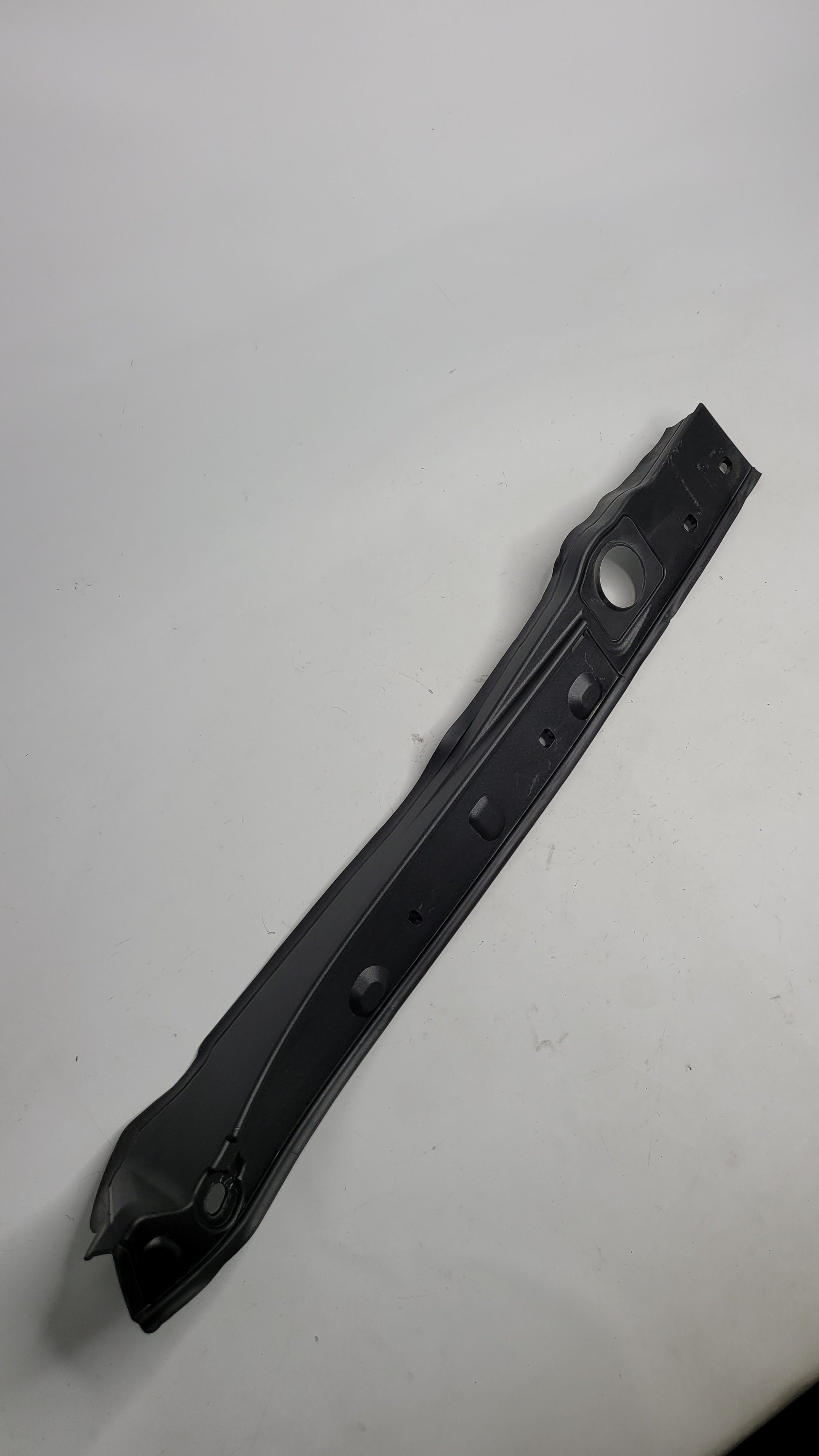 BMW G80 G81 G22 G23 G26 G82 G83 G26 right side fender end trim in black, made by MPerformance.parts, shown on vehicle.