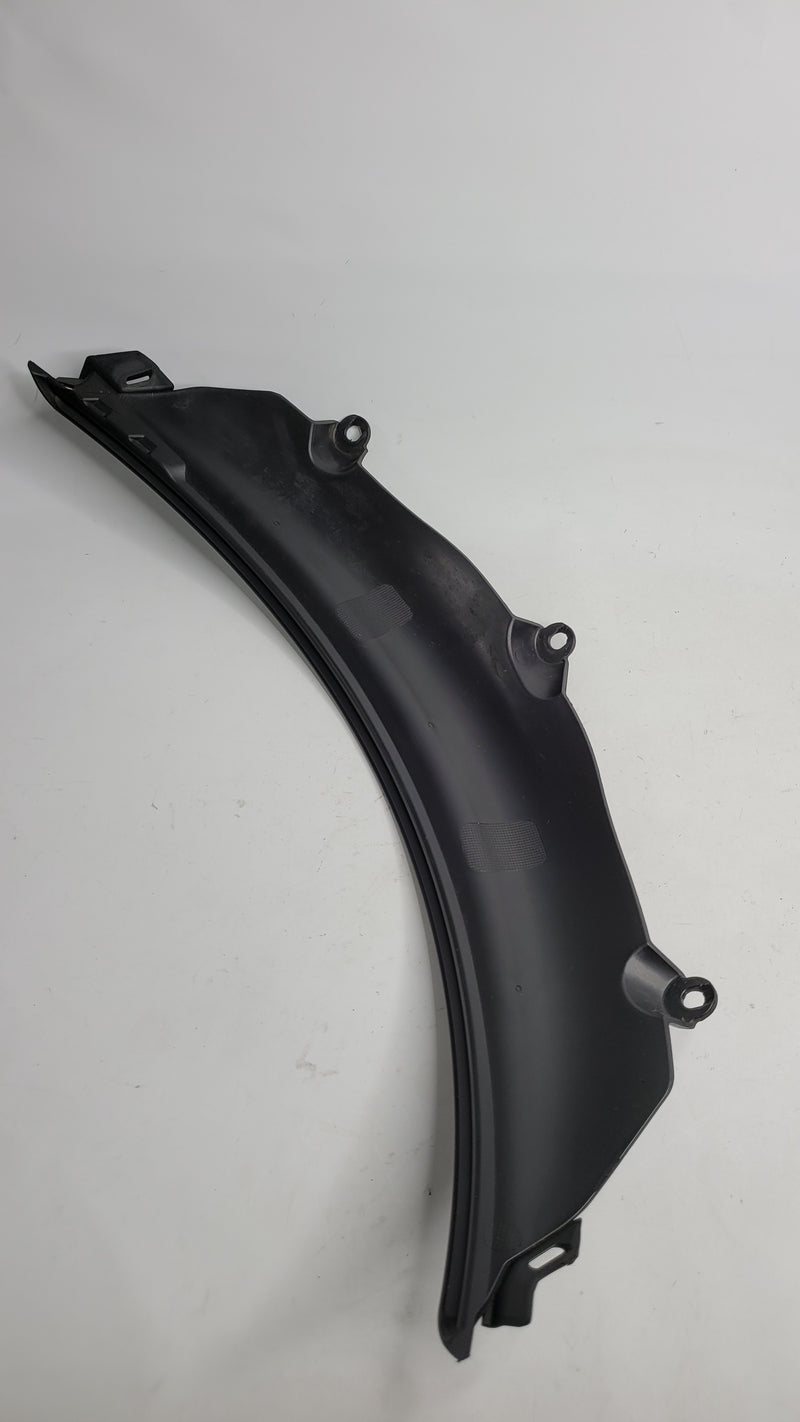 BMW M3 G80 2021 rear bumper trim bracket by MPerformance.parts, showing the black plastic mounting component.