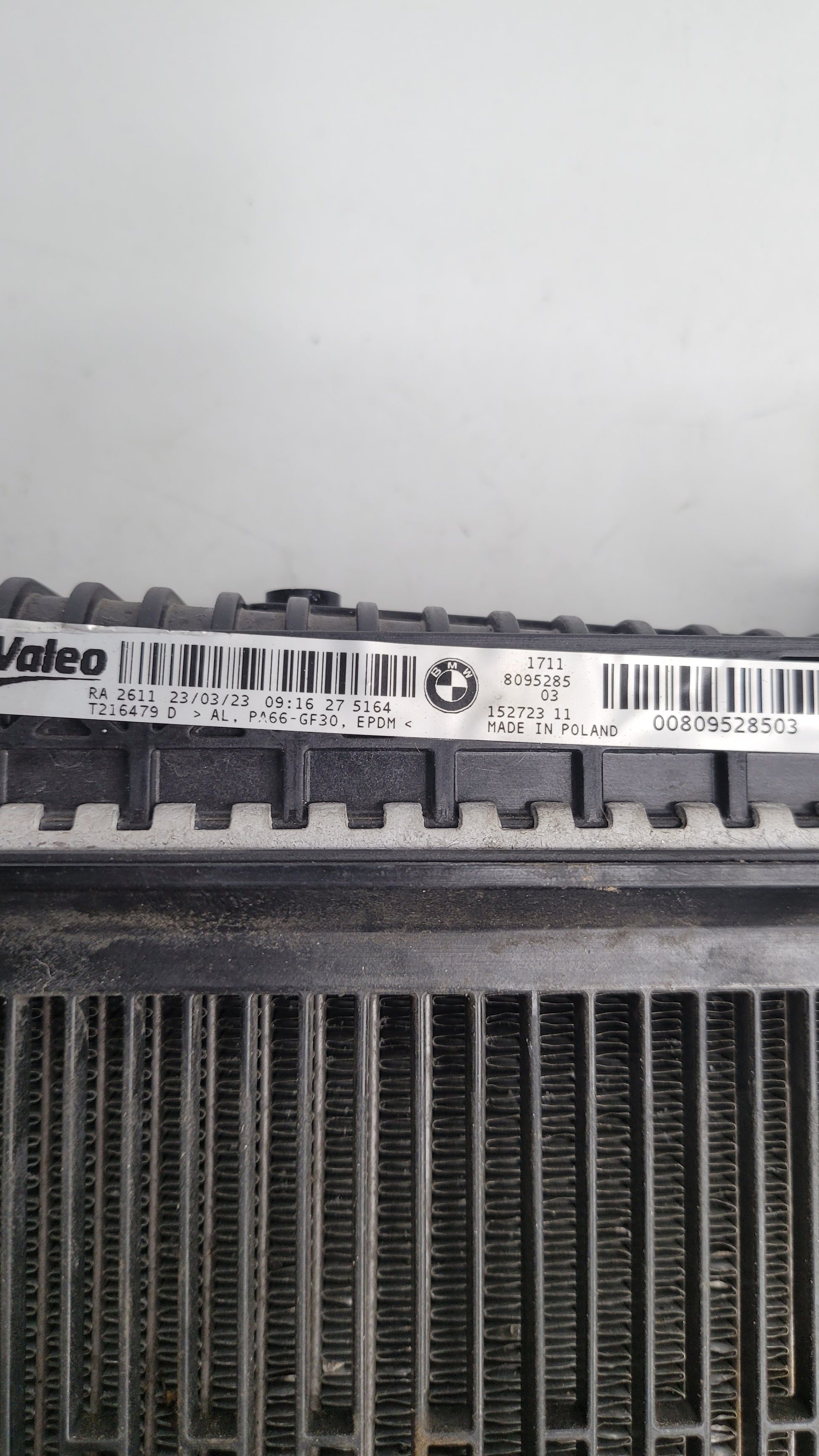 BMW G80 G82 G83 M3 M4 21-24 Front Auxiliary Radiator Coolant Cooler 8095285 - MPerformance.parts