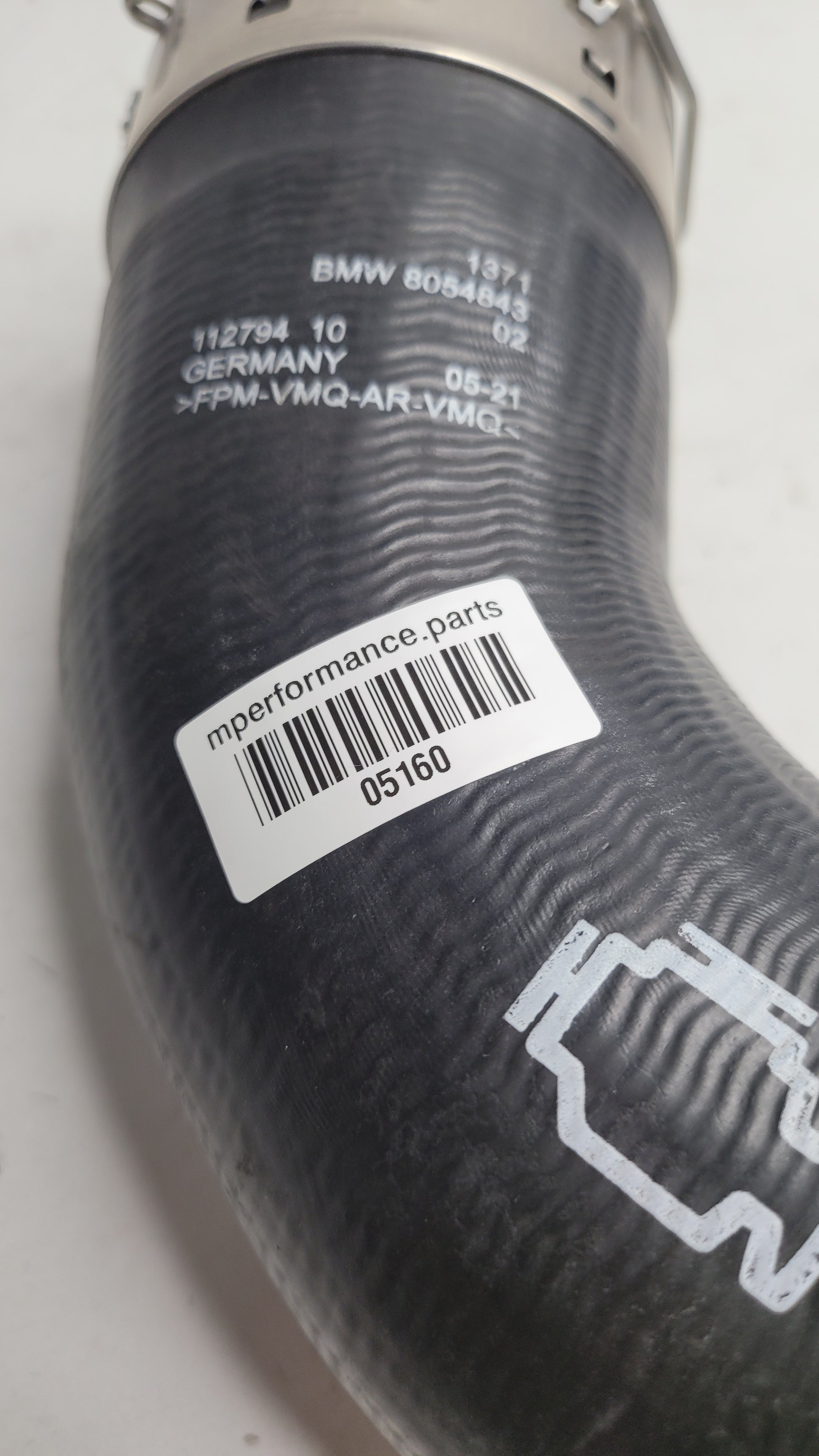 BMW M3 G80 CHARGE AIR INDUCTION HOSE PIPE LINE 805484302 - MPerformance.parts