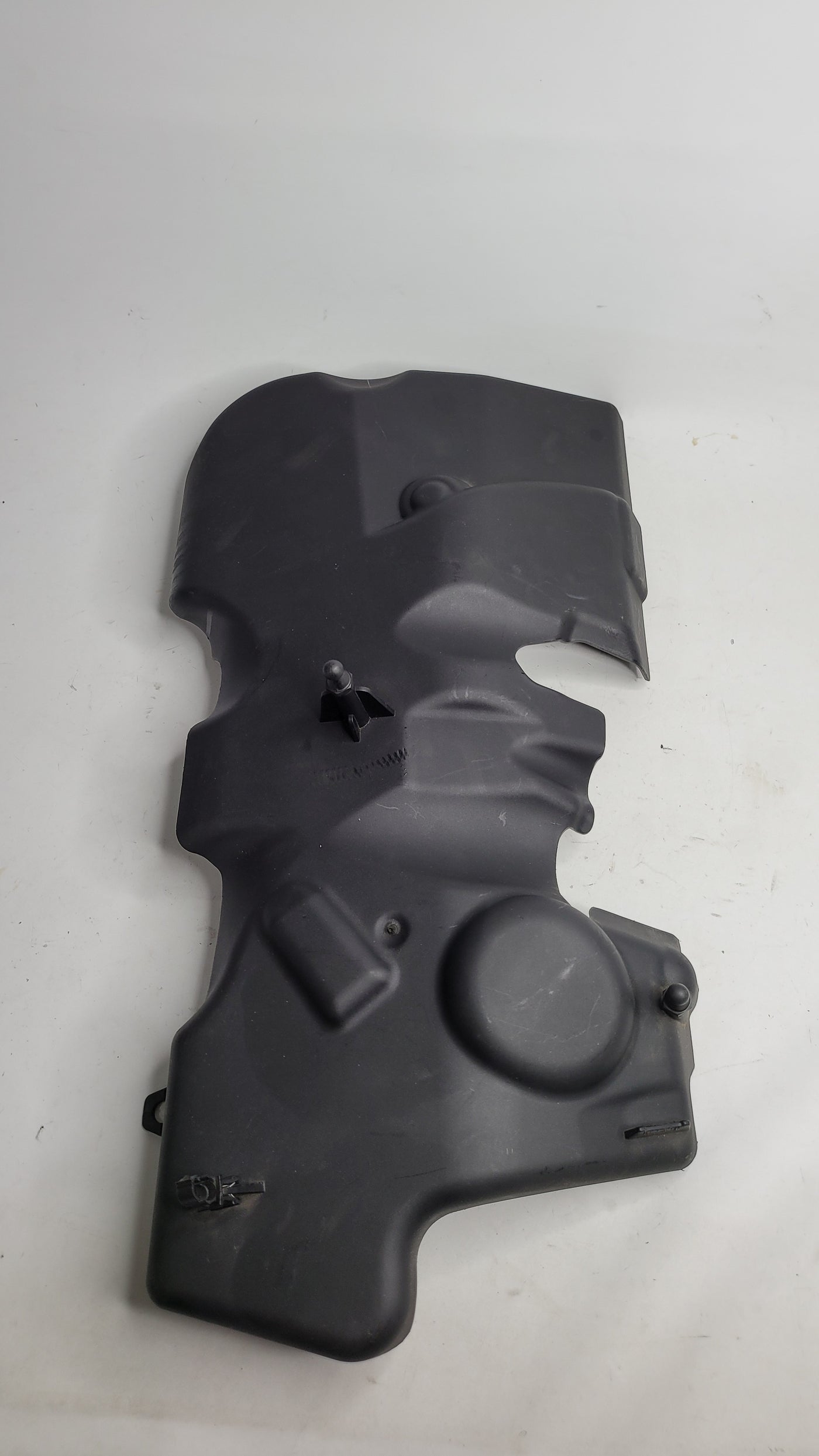 BMW M3 F80 S55 3.0L engine anti corrosion cover by MPerformance.parts, showing the black engine cover with branding details.