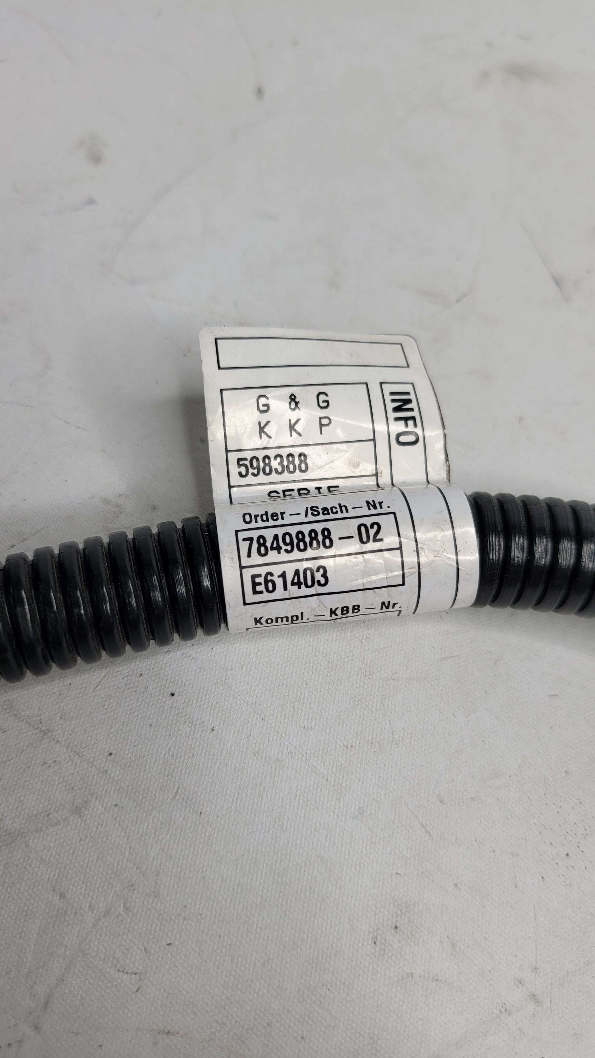 BMW M3 F80 S55 3.0L Starter Wiring Harness Cable 7849888 - MPerformance.parts