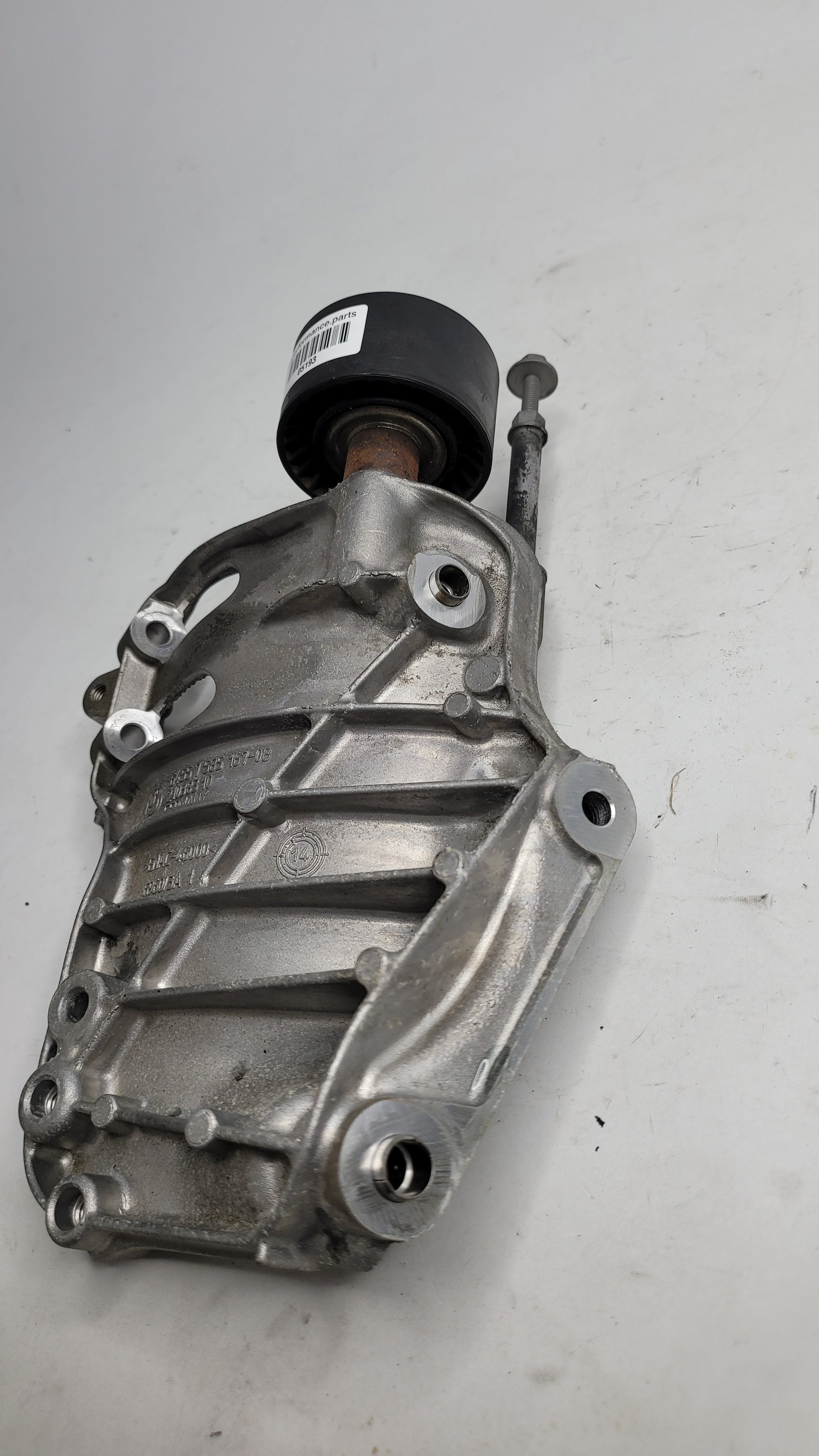 BMW M3 M4 3.0 TURBO IDLER PULLEY ALI PLATE AC PUMP BRACKET MOUNT 64557585 - MPerformance.parts