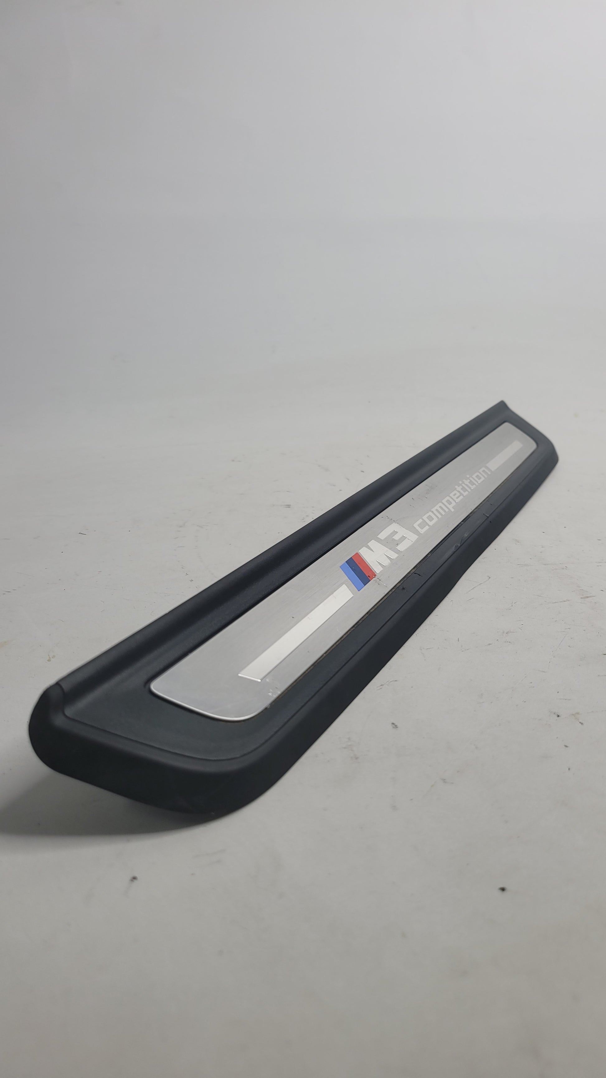 BMW G80 M3 COMPETITION OEM FRONT DOOR SILL KICK PLATE 9451626-01 - MPerformance.parts