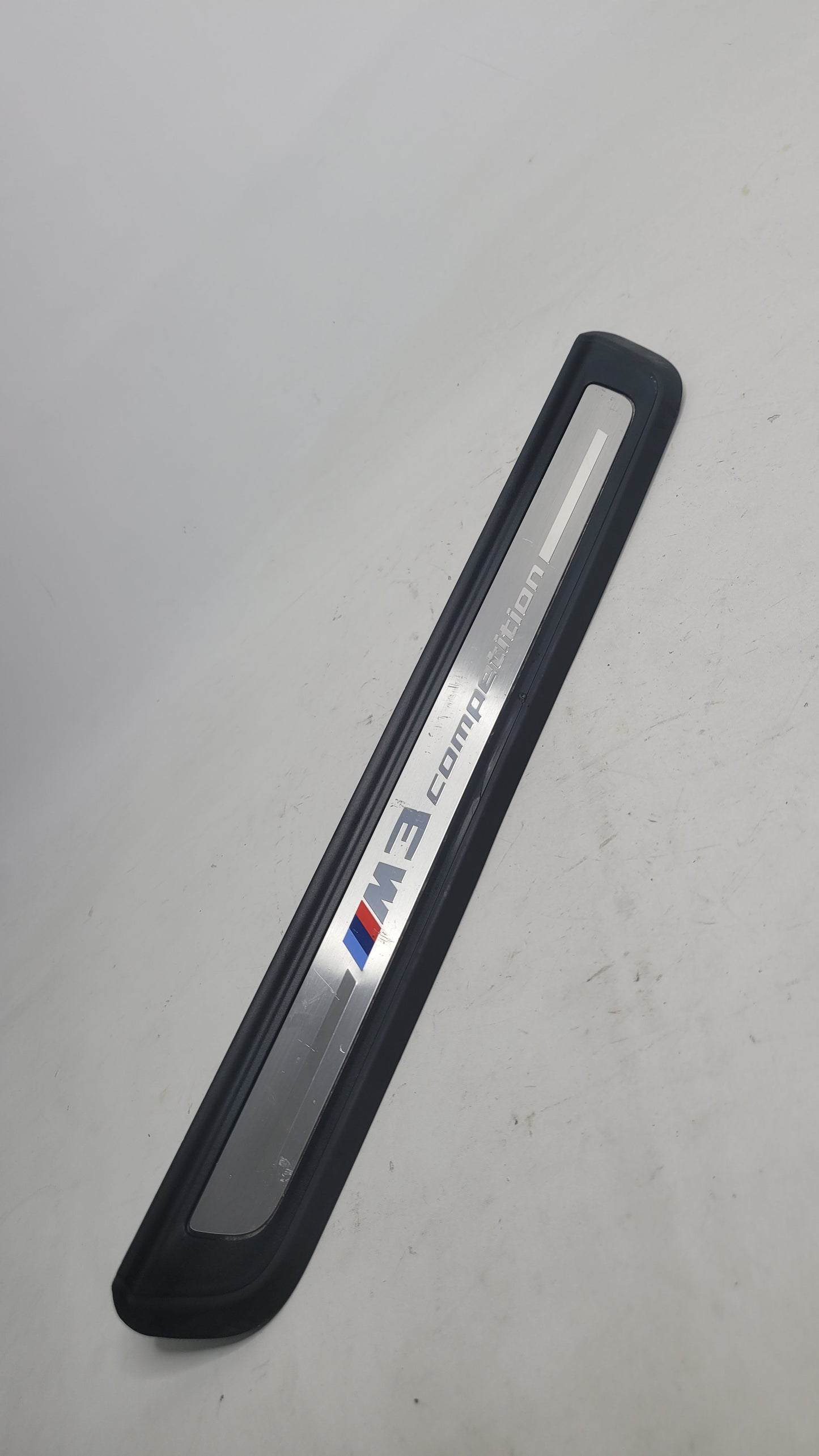 BMW G80 M3 COMPETITION OEM FRONT DOOR SILL KICK PLATE 9451626-01 - MPerformance.parts