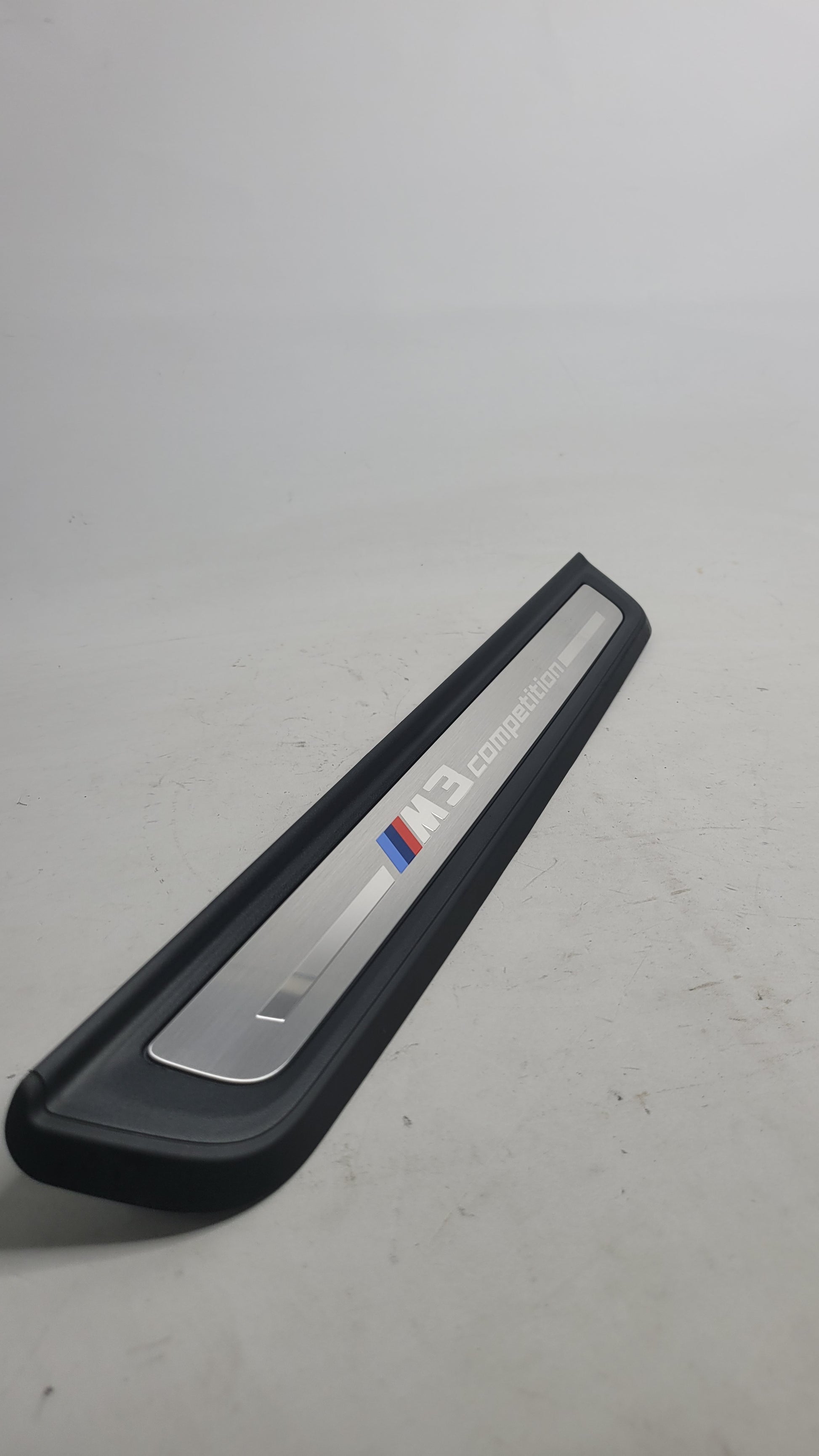 BMW G80 M3 COMPETITION OEM FRONT DOOR SILL KICK PLATE 9451626-01 - MPerformance.parts