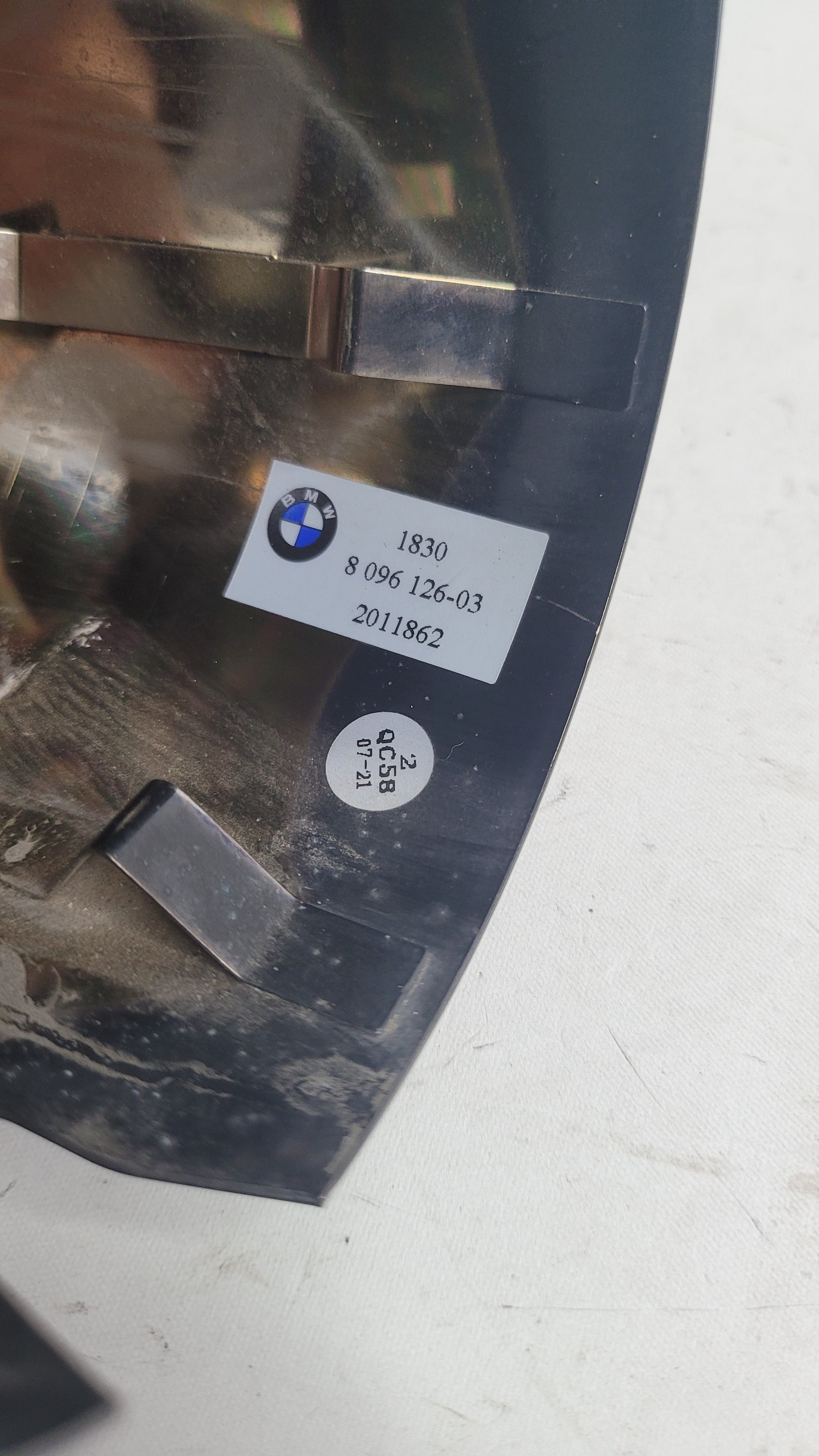 BMW M3 G80 REAR MUFFLER EXHAUST TIP BLACK 8096126 - MPerformance.parts