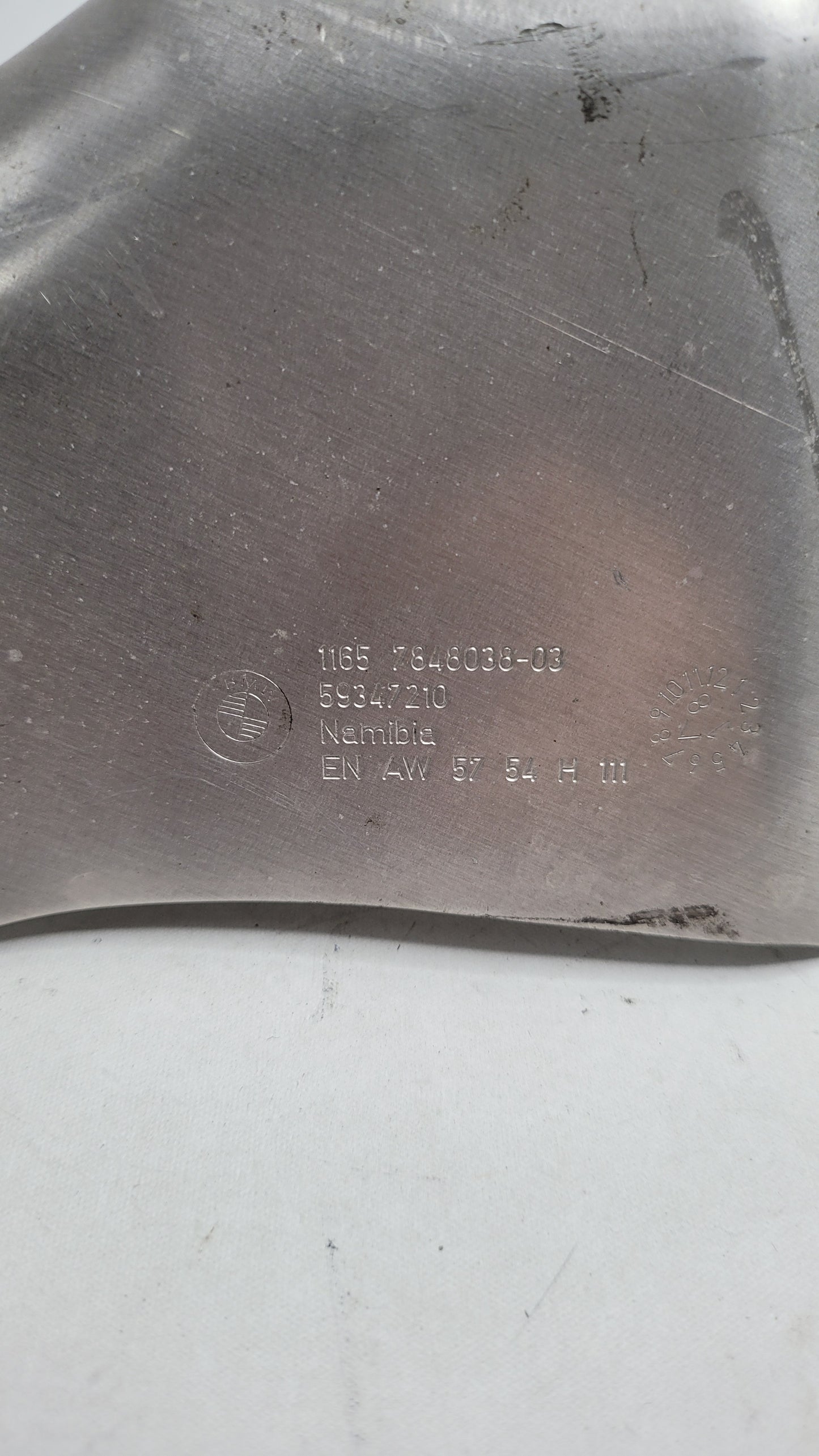 2015-2020 BMW 11-65-7-848-038 BMW 11657848038 Heat Resistant Plate 7848038 03 59347210 - MPerformance.parts