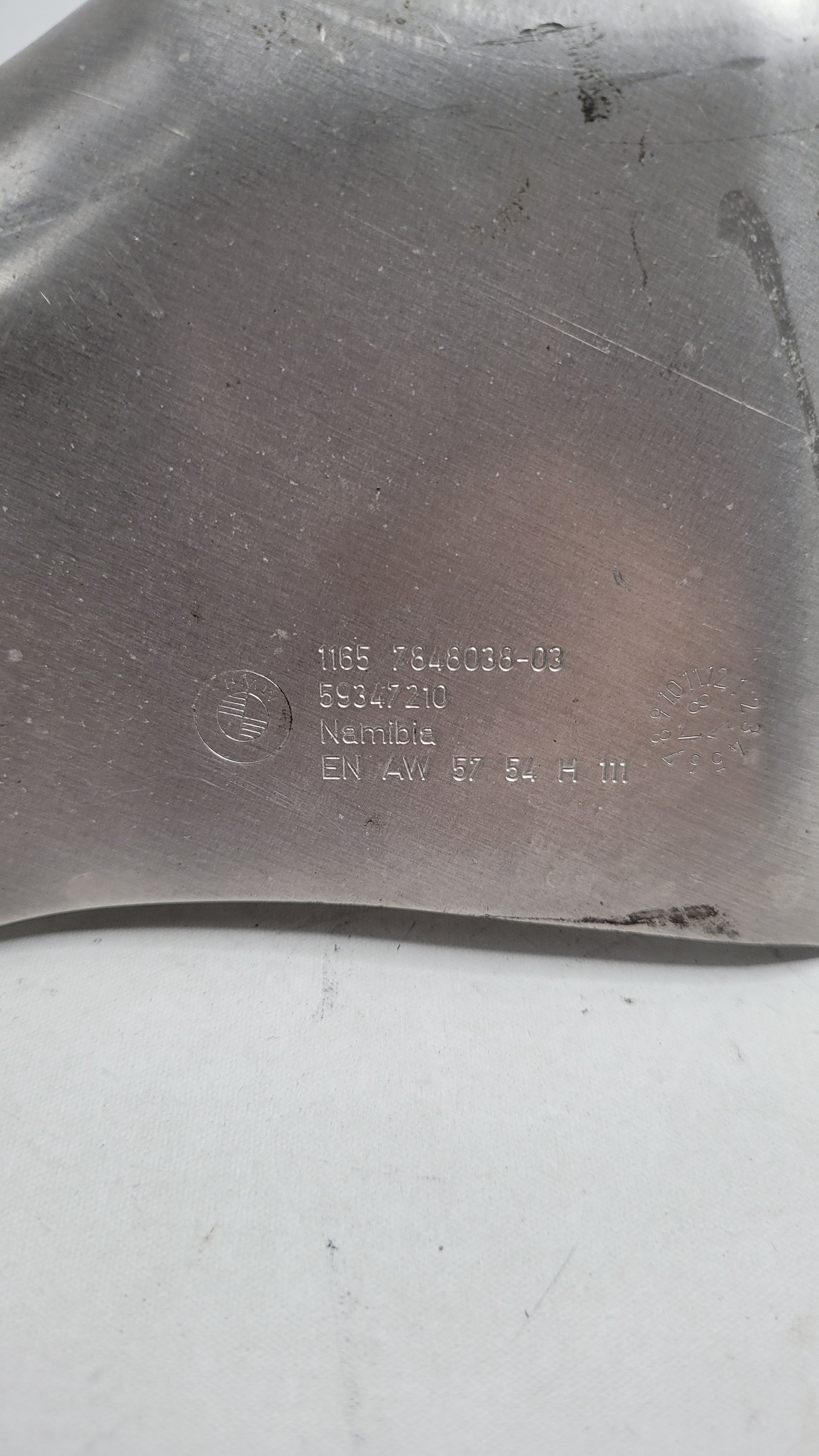 2015-2020 BMW 11-65-7-848-038 BMW 11657848038 Heat Resistant Plate 7848038 03 59347210 - MPerformance.parts