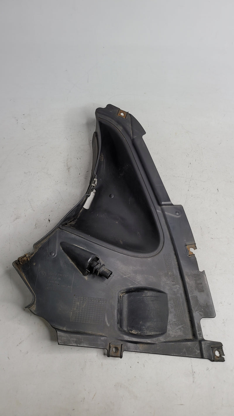 BMW 3 Series F30 F31 front passenger side lower arch liner cover from MPerformance.parts, showing the part's shape and mounting points.