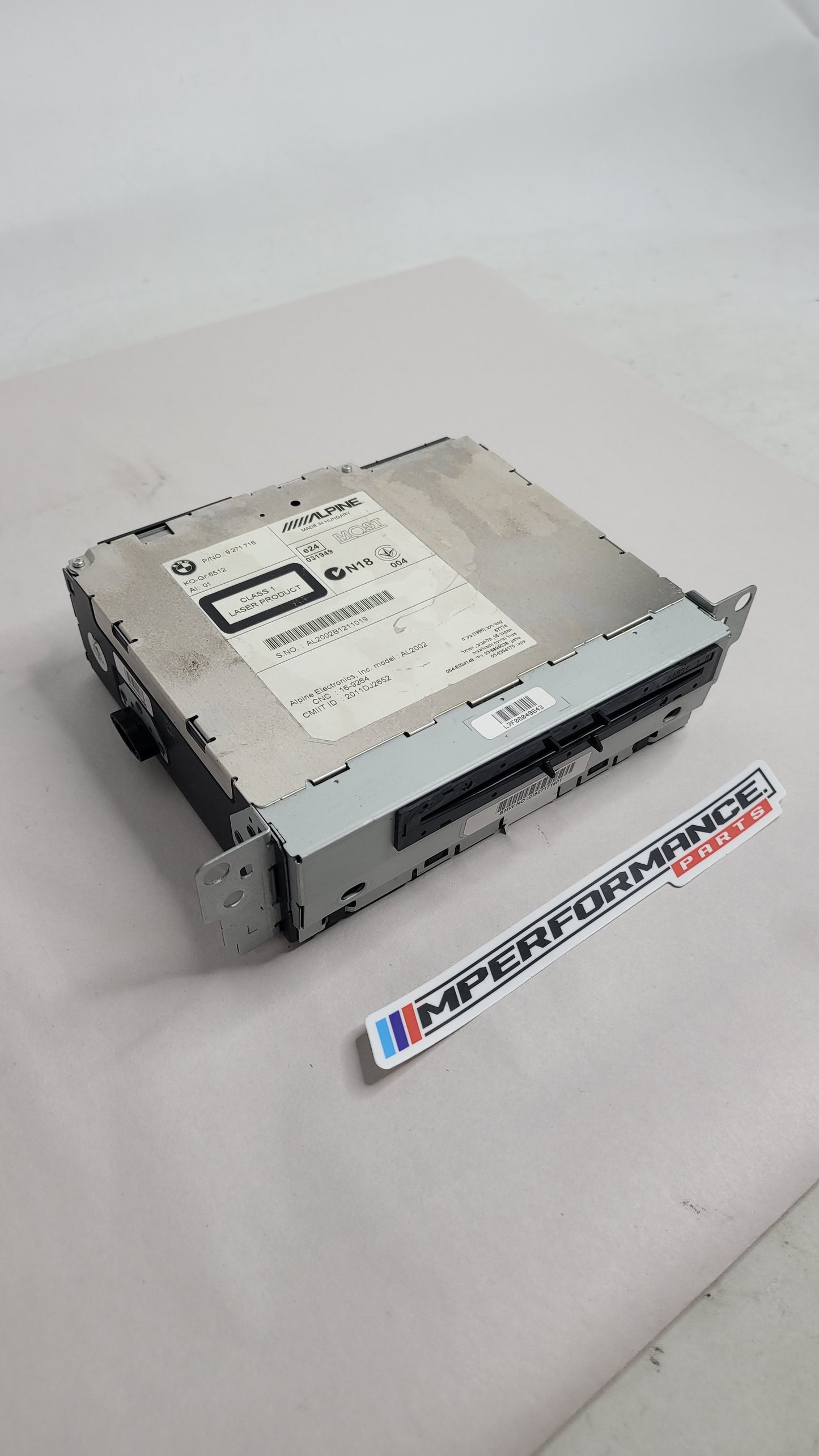 BMW 3 SERIES F30 STEREO HEAD UNIT ALPINE NAV - 9271716 - MPerformance.parts