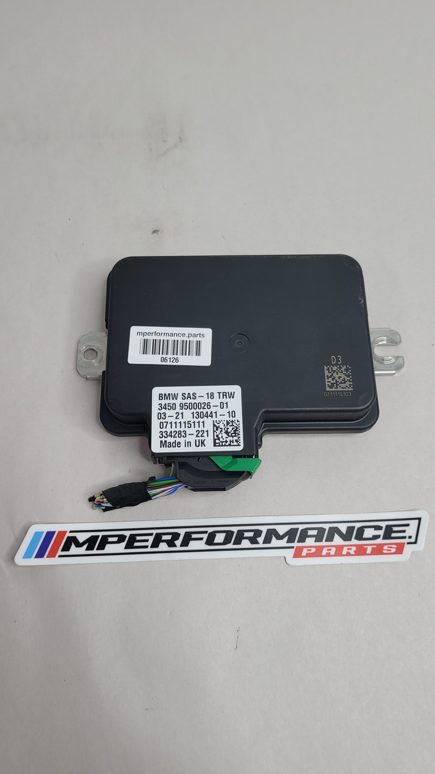 BMW M3 M4 3 4 5 7 SERIES G11 G12 G80 G82 SAS MODULE 9500026-01 - MPerformance.parts