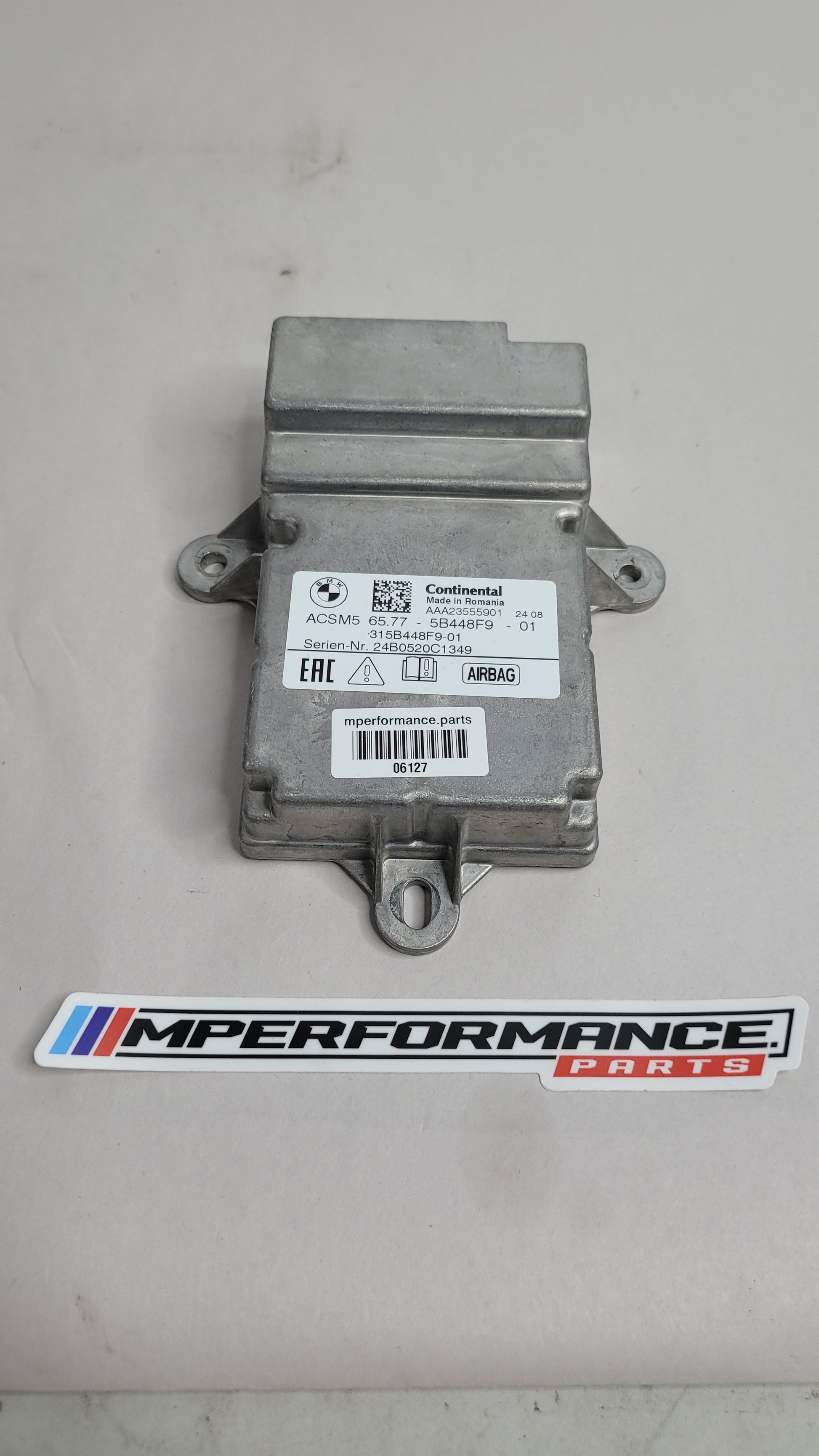 Bmw 3 4 Series G20 G22 G26 G80 G82 SRS Safety Deployment Crash Module 5B448F9 - MPerformance.parts