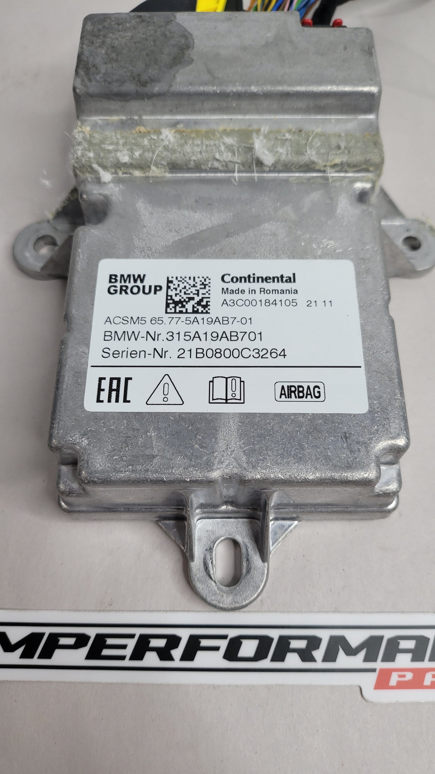 BMW M3 G80 Crash Impact Airbag Control Unit + cabling 5A19AB7 - MPerformance.parts