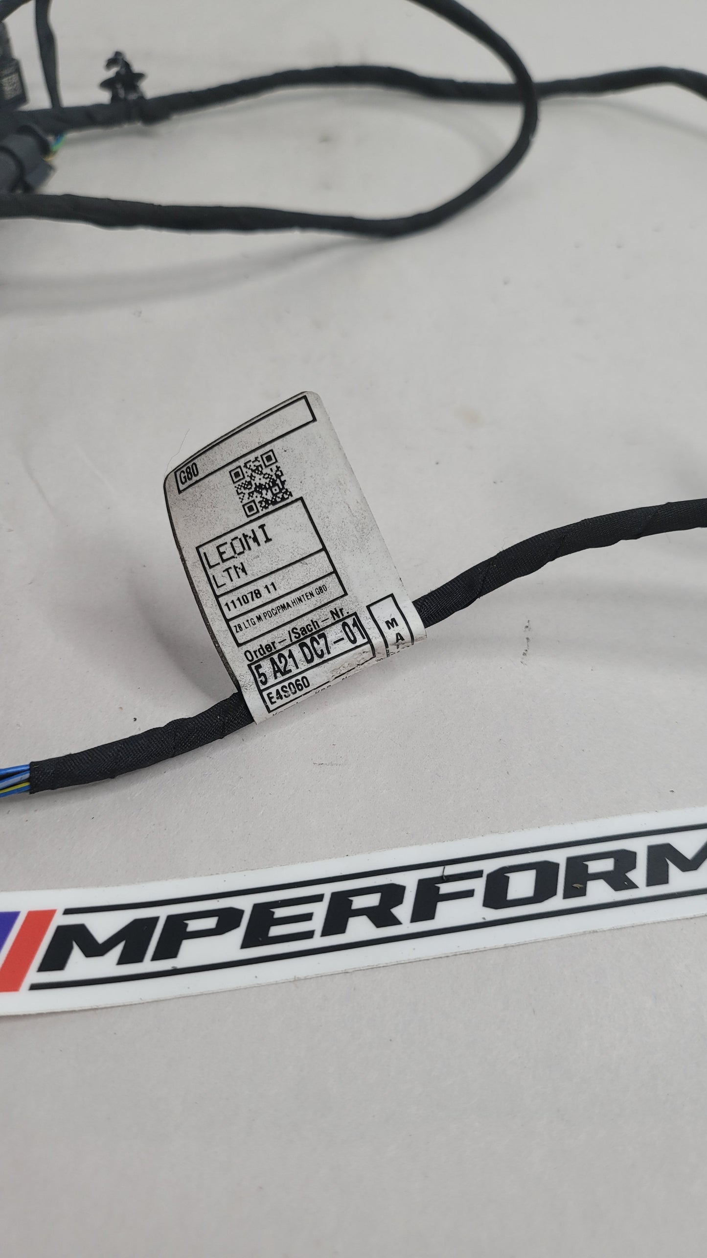 BMW 3 SERIES G20 G80 REAR BUMPER PDC WIRING LOOM 5A21DC7 5A21DC5 - MPerformance.parts