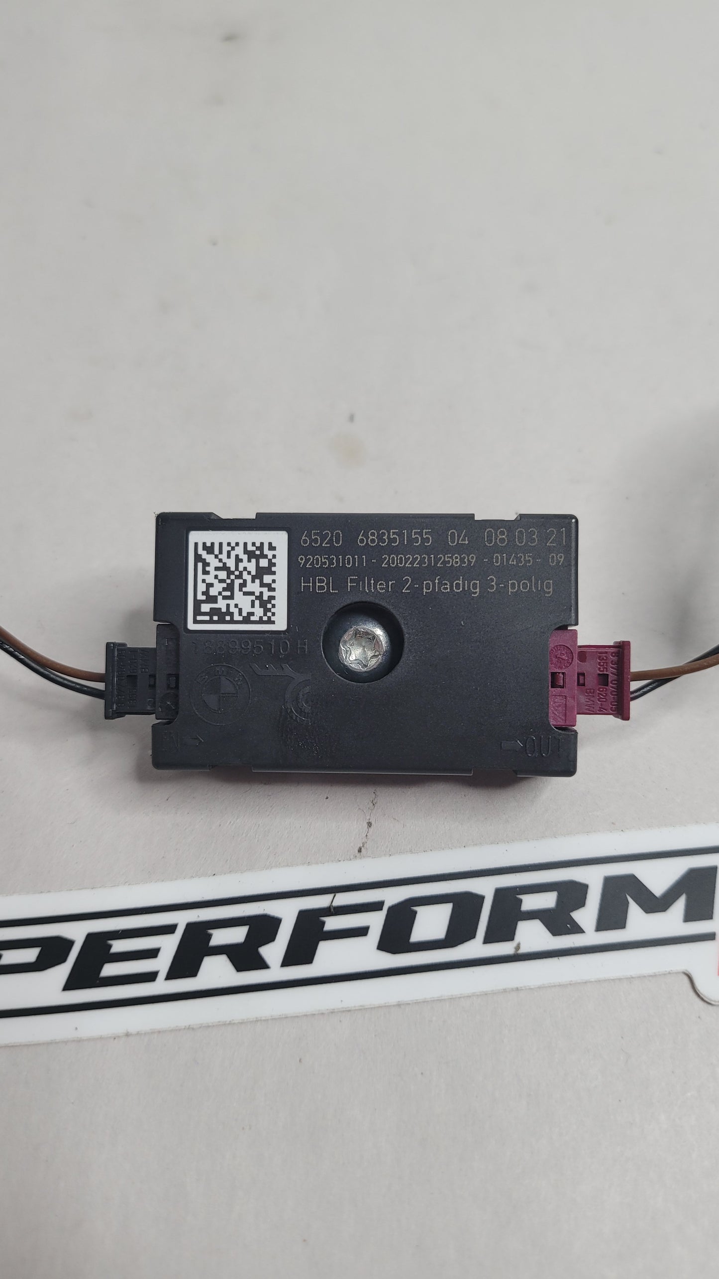 BMW F44 F40 G80 G15 G16 M8 M3 Antenna Amplifier Suppression Filter module 6835155 - MPerformance.parts
