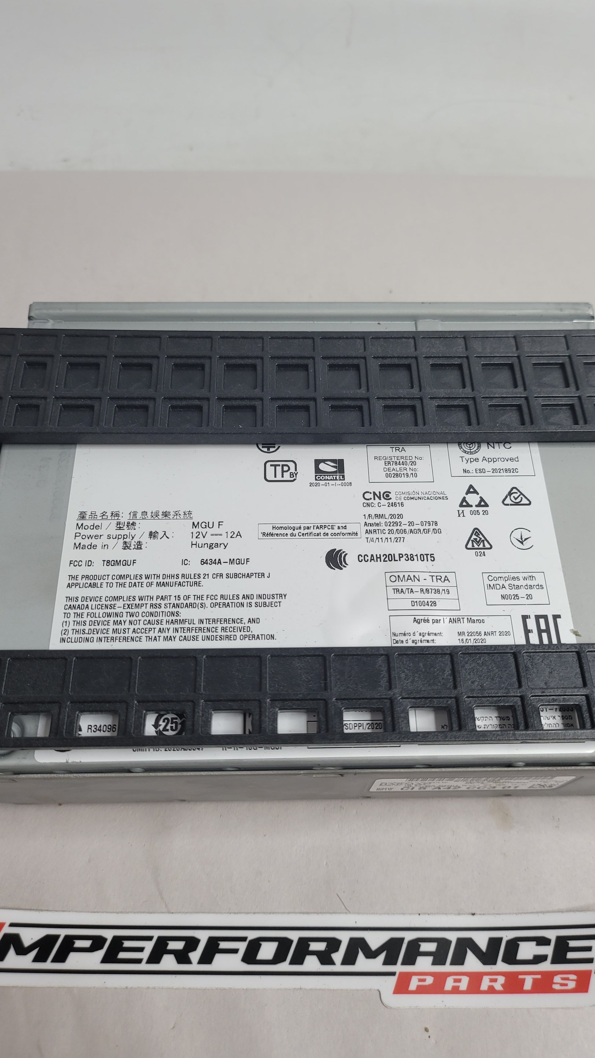 BMW G80 M3 RADIO RECEIVER CONTROL MODULE UNIT - CI5A42CC301 - MPerformance.parts