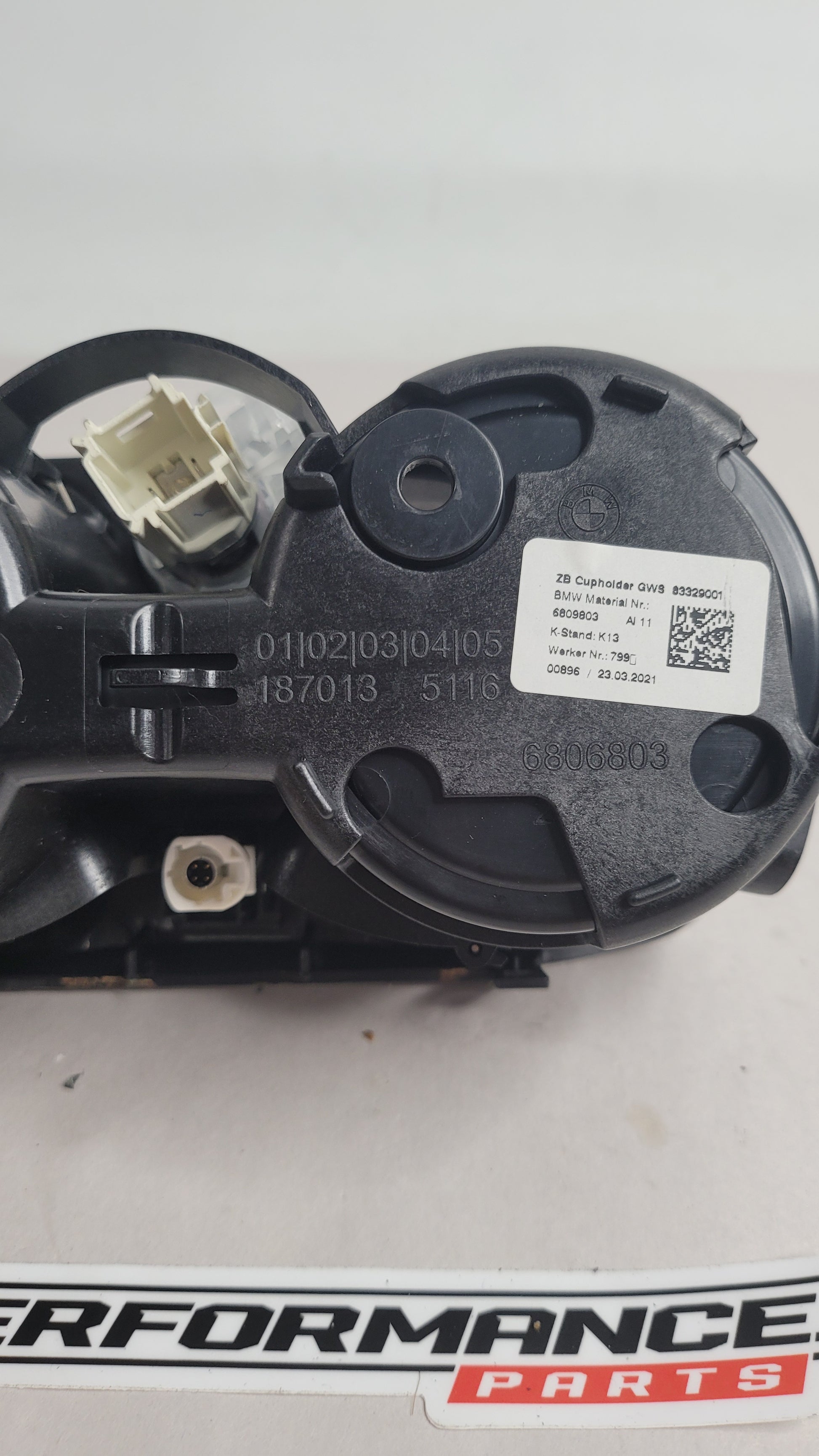 BMW M3 G80 CENTRE CONSOLE TWIN CUP HOLDER WITH USB SOCKET 6809803 - MPerformance.parts
