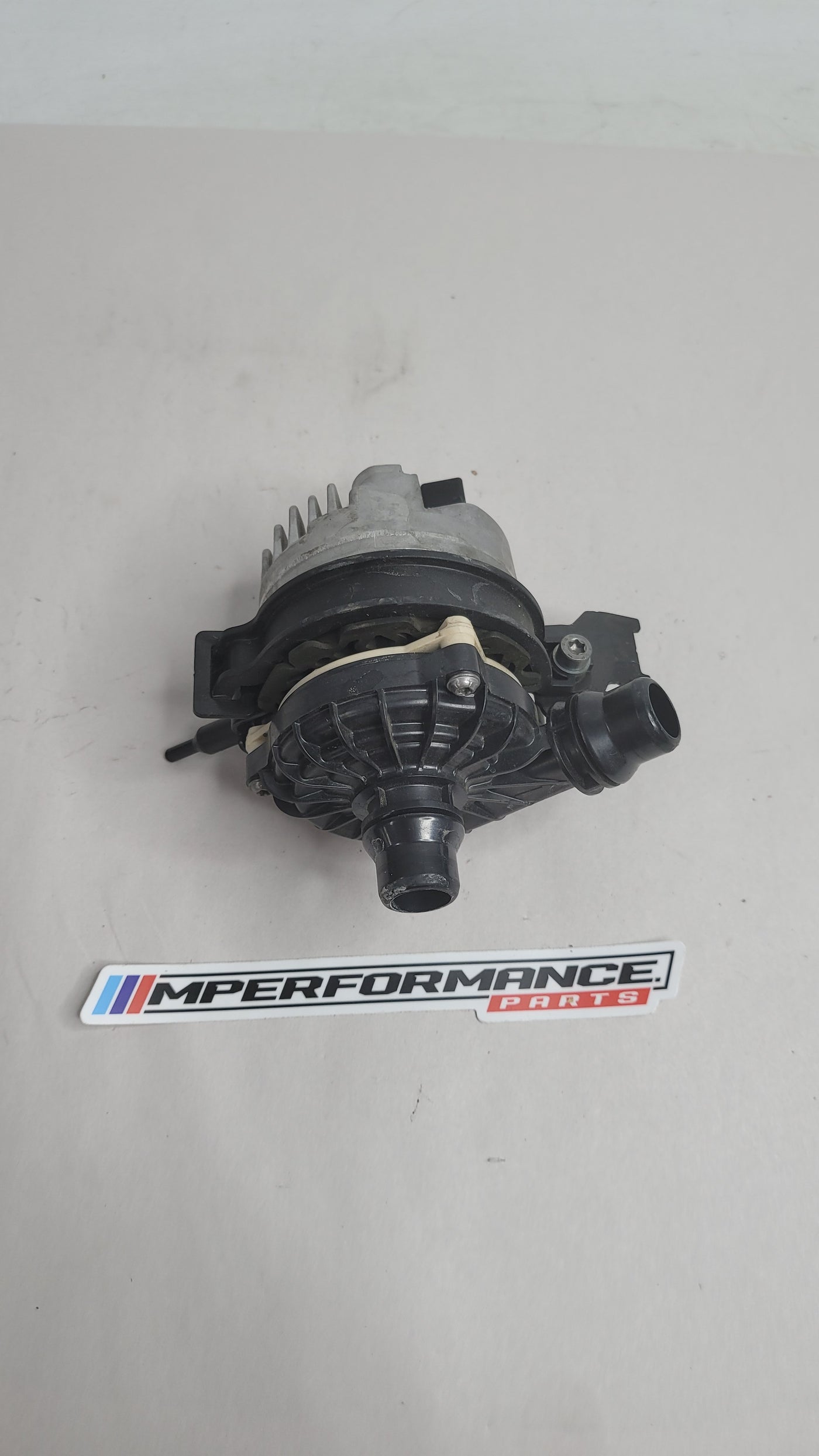 BMW 3 Series G80 G82 M3 M4 3.0 petrol auxiliary water pump by MPerformance.parts, showing the pump component.