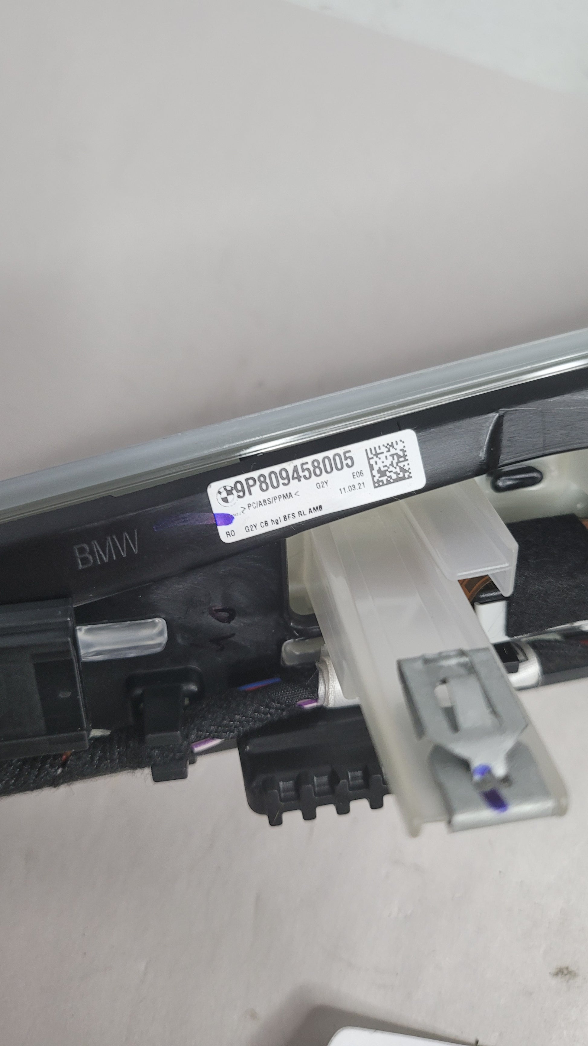 BMW 3 SERIES AC AIR CON HEAT CONTROL PANEL DASHBOARD TRIM CARBON 9855409 G80 - MPerformance.parts