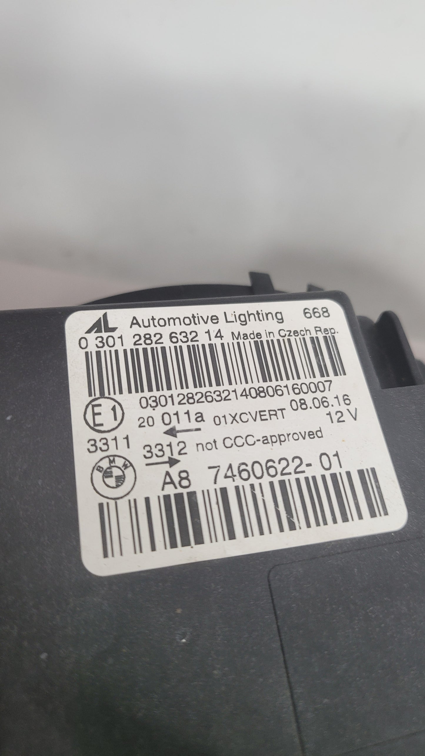 BMW M4 F82 F83 DRIVER SIDE FRONT HEADLIGHT LED AHL HEAD LIGHT A8 7460622-01 - MPerformance.parts